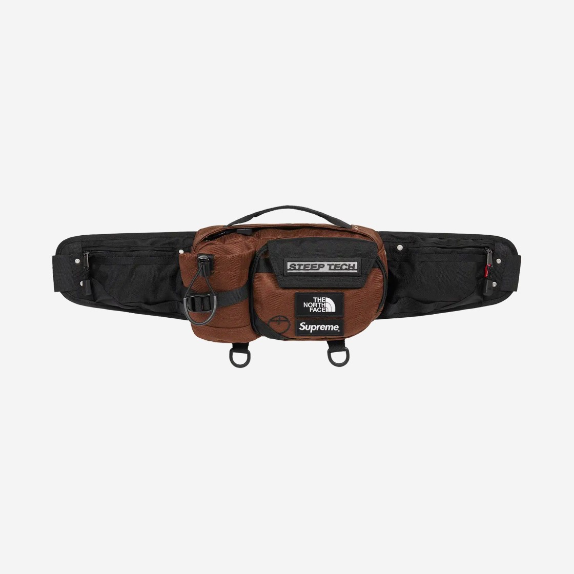 Supreme x The North Face Steep Tech Waist Bag Brown - 22FW 상세 이미지 1