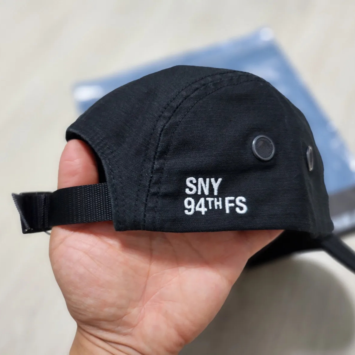 Supreme Military Camp Cap Black - 22FW 착용 스타일 - 2