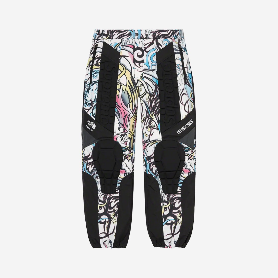 Supreme x The North Face Steep Tech Pants Multicolor Dragon - 22FW 상세 이미지 1