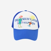 The Museum Visitor Hand Stitched Childern Mesh Cap Blue - 22SS