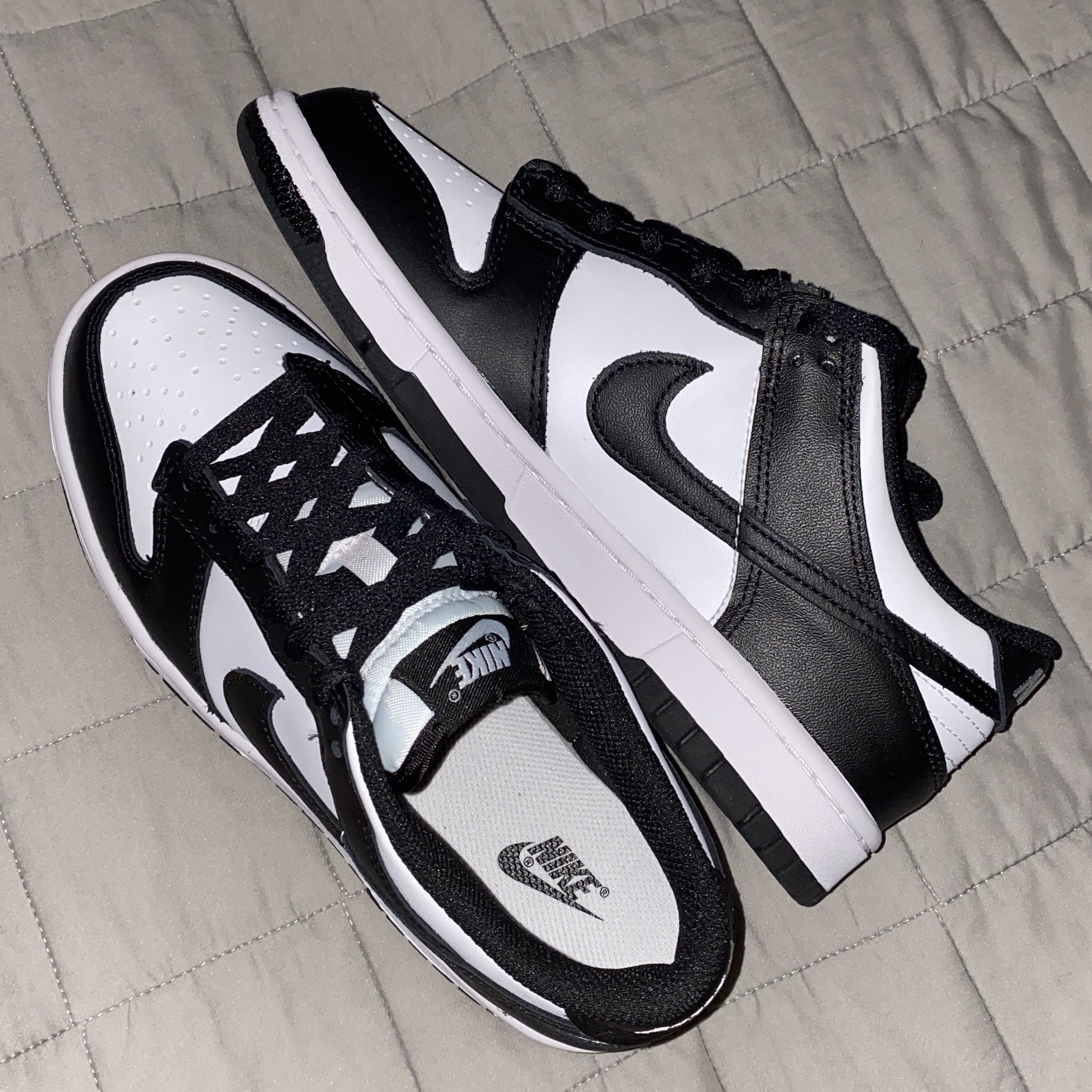 (GS) Nike Dunk Low Black 착용 스타일