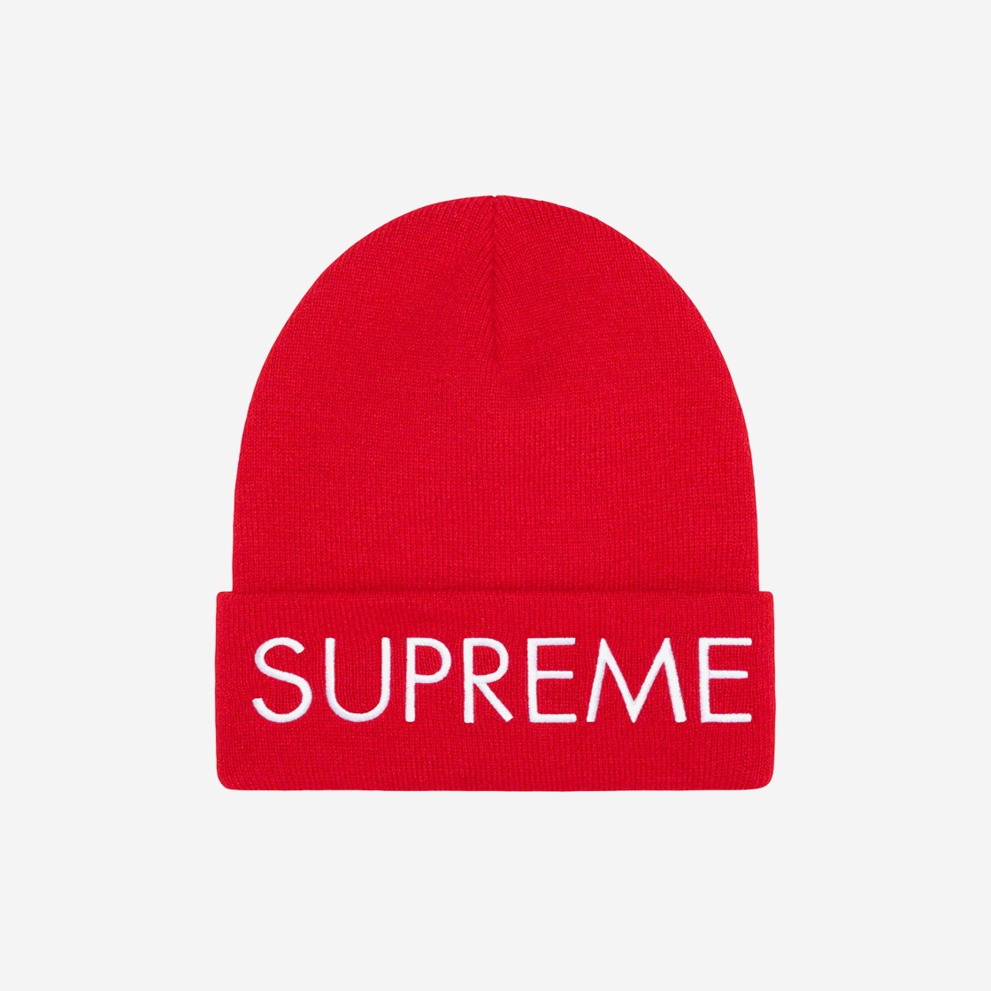 Supreme Capital Beanie Red - 22FW 상세 이미지 1