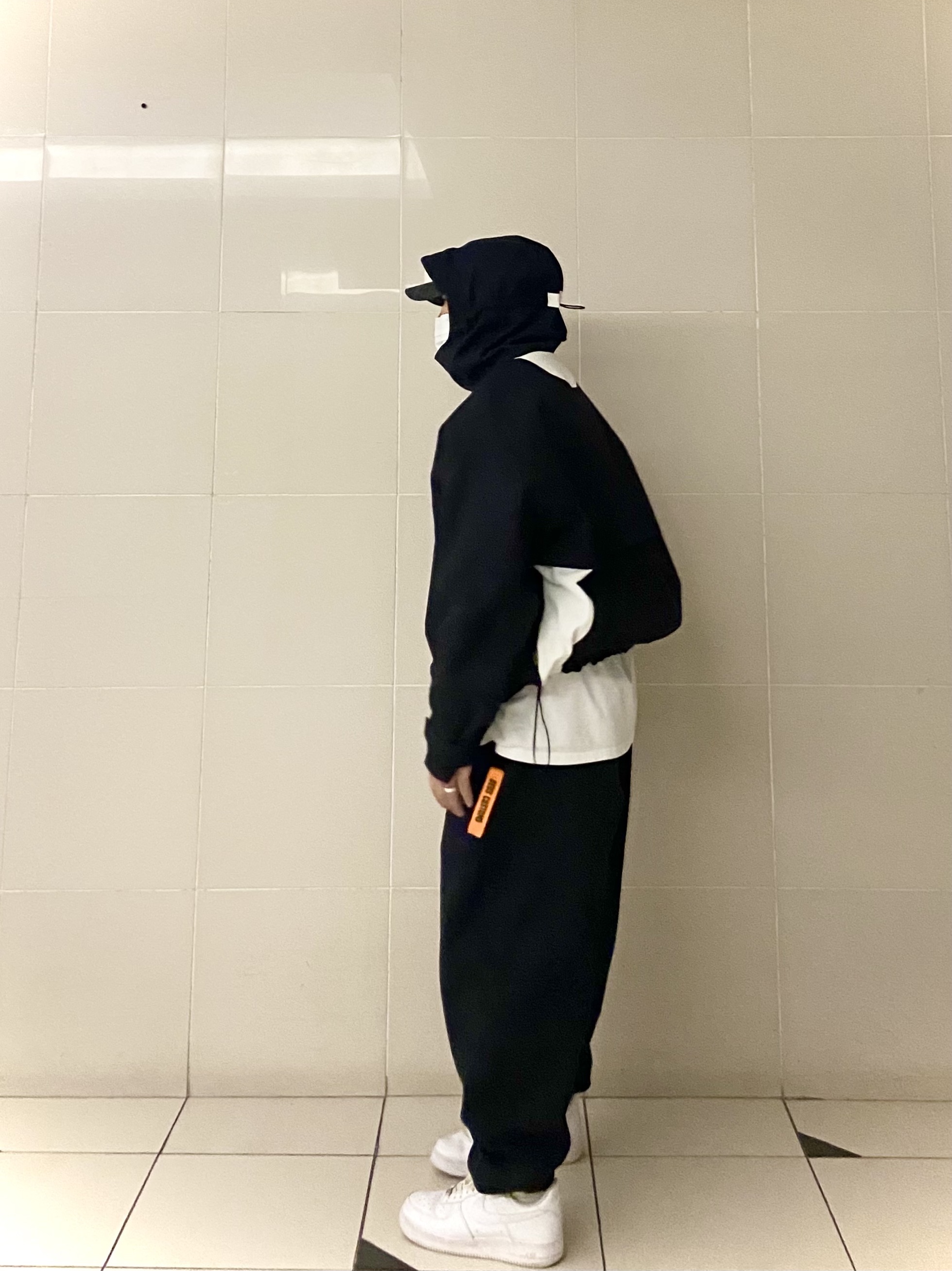 Stone Island 99598 Reflective Grid On Lamy Cap Pewter Grey - 21SS, Nike NRG Solo Swoosh Fleece Pants Black White - Asia 착용 스타일 - 3