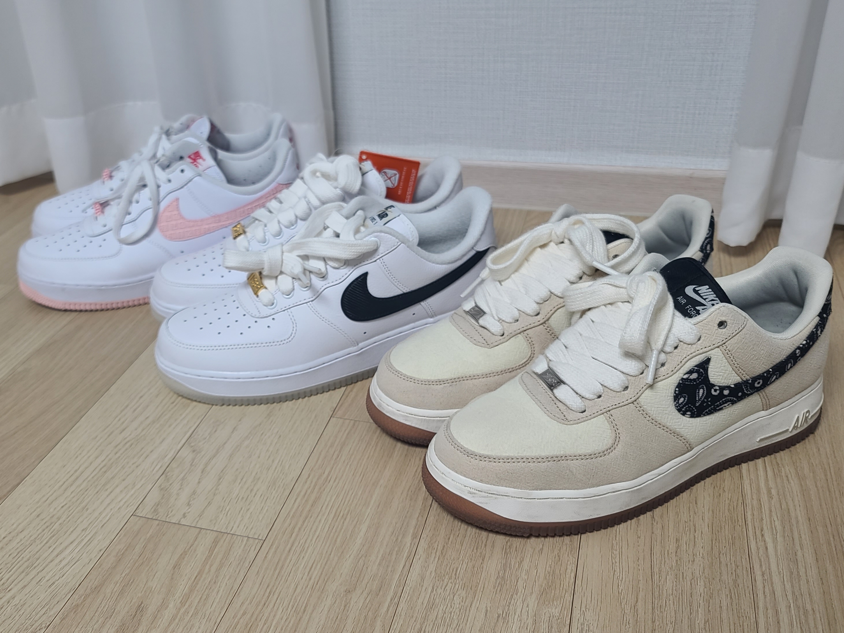 Nike Air Force 1 '07 PRM Bronx Origins, Nike Air Force 1 '07 Valentine's Day 2022 착용 스타일 - 1