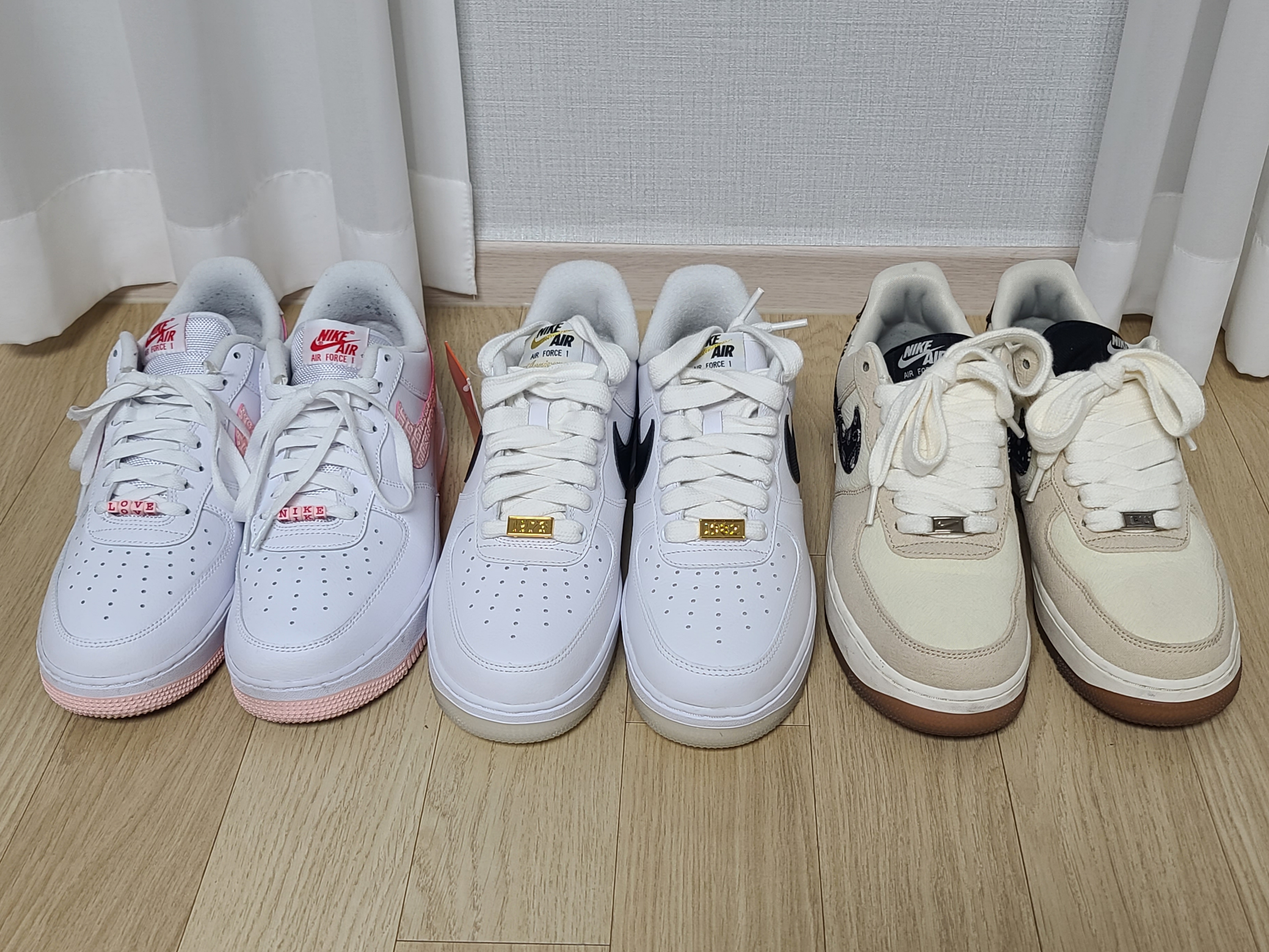 Nike Air Force 1 '07 PRM Bronx Origins, Nike Air Force 1 '07 Valentine's Day 2022 착용 스타일 - 2