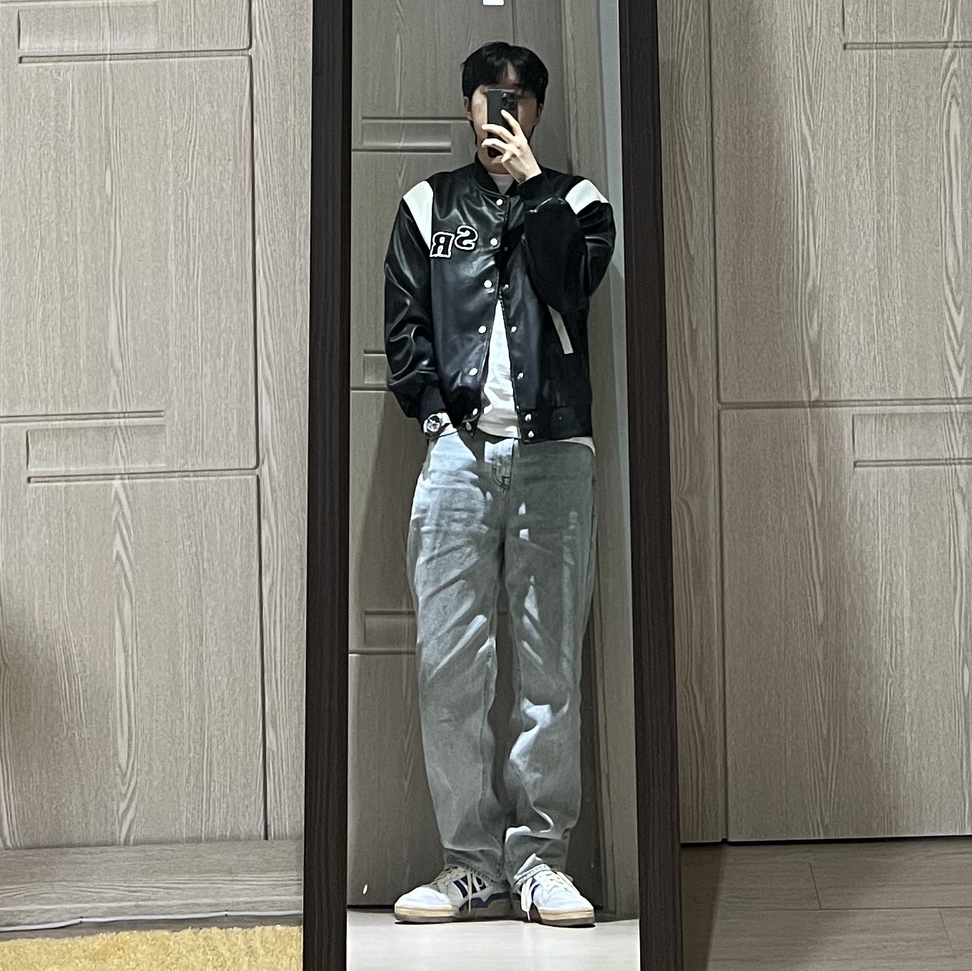 Adidas Forum 84 High AEC Blue 착용 스타일