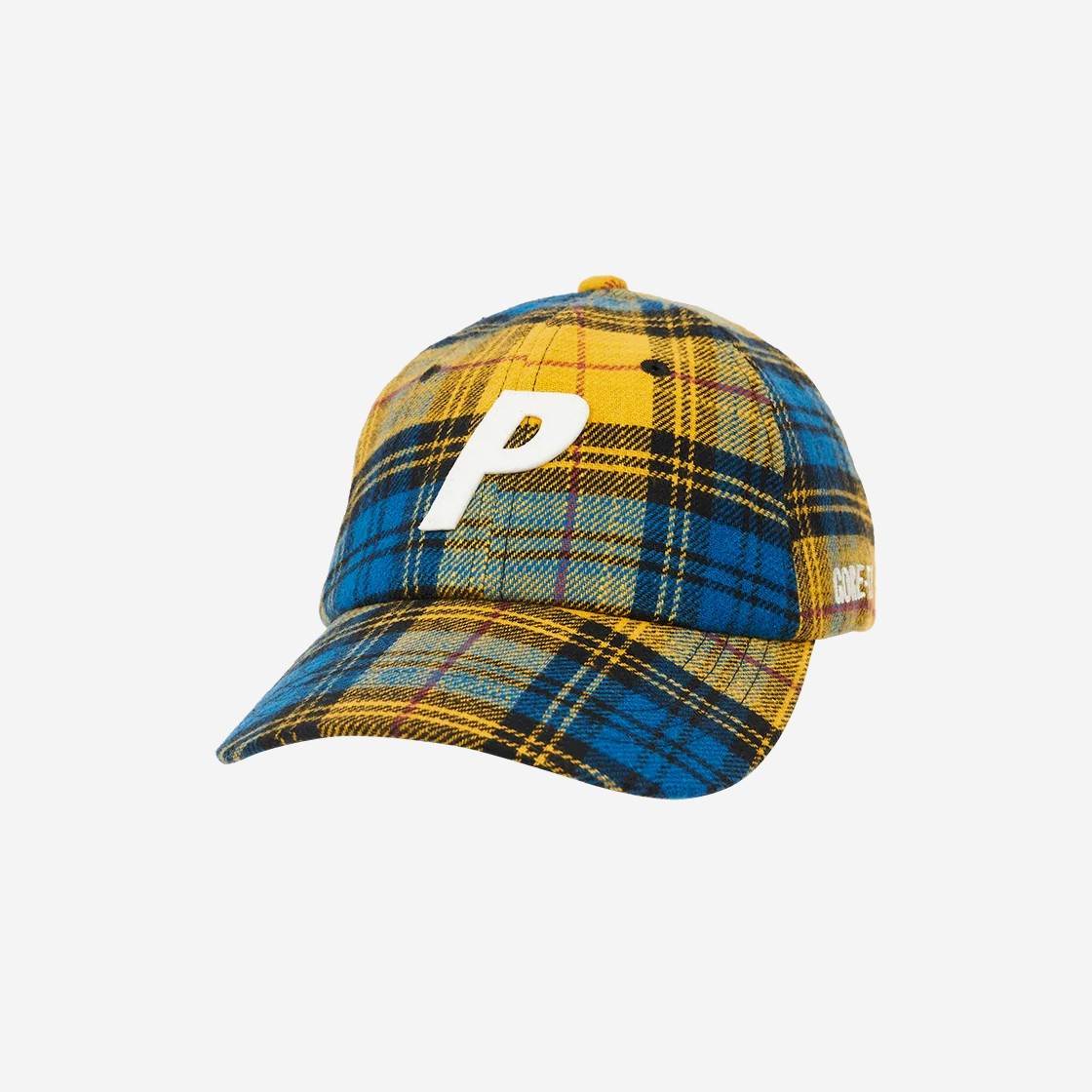 Palace Gore-Tex Plaid P 6-Panel Yellow Check - 22FW 상세 이미지 1