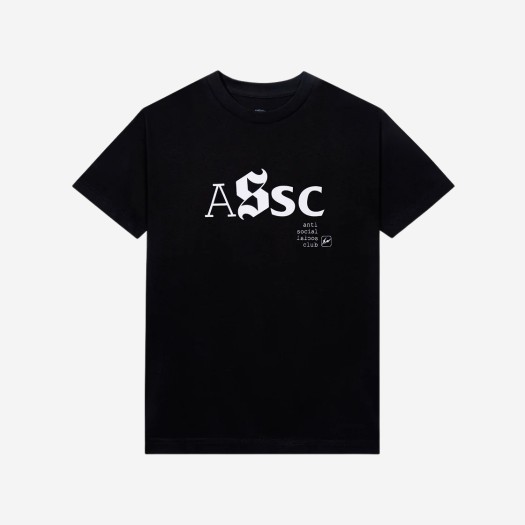 안티 소셜 소셜 클럽 x 프라그먼트 타입 A 티셔츠 블랙