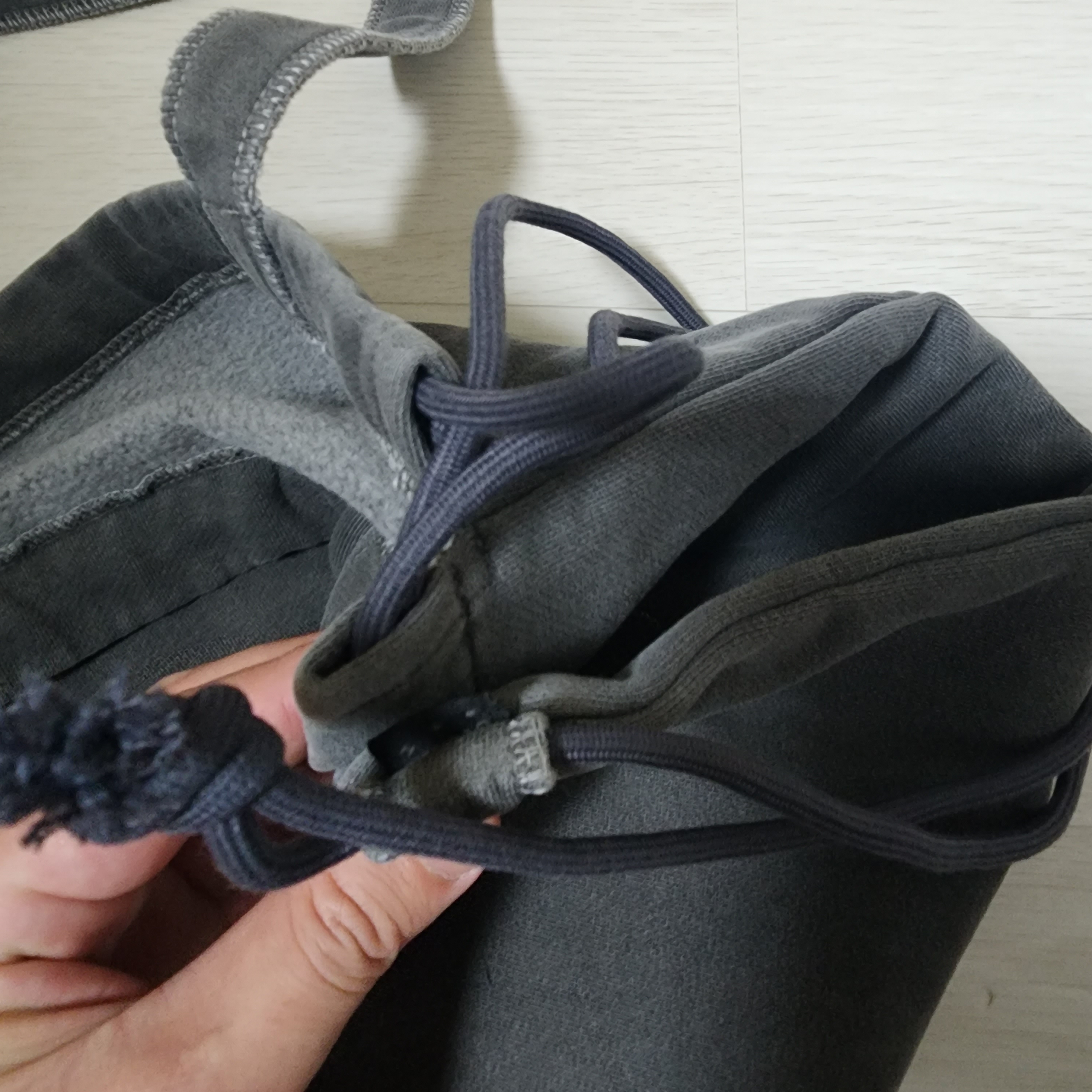 IAB Studio Pigment Hoodie & Sack Black, IAB Studio Pigment Sack Black 착용 스타일 - 4