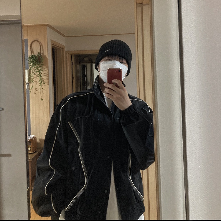 Ader Error Bant Jumper Noir 착용 스타일