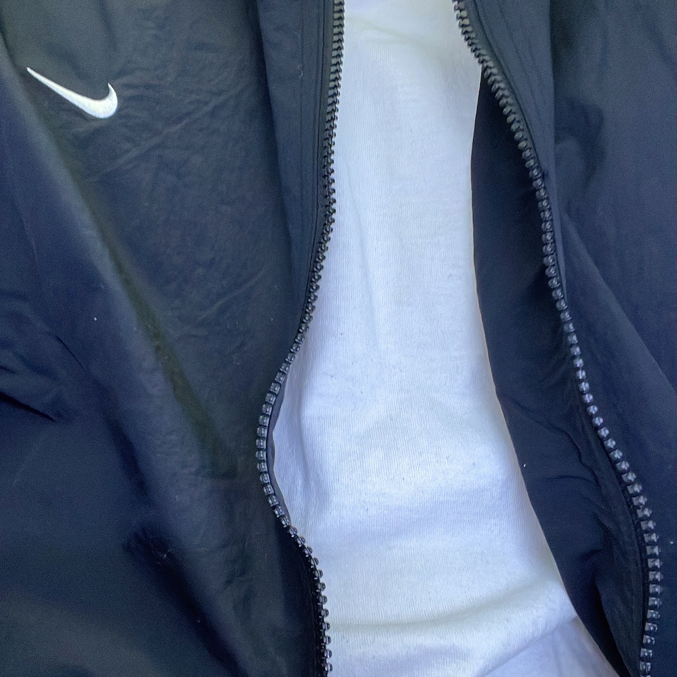 Nike NRG Solo Swoosh Woven Track Jacket Black - Asia 착용 스타일