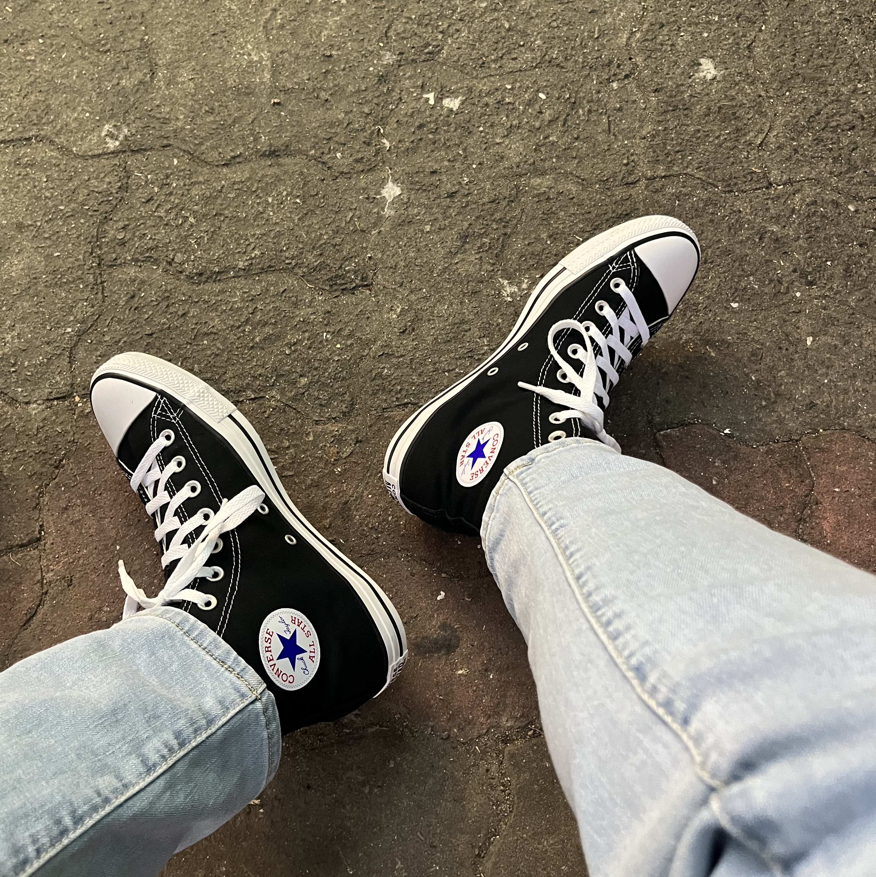Converse Chuck Taylor All Star Hi Black 착용 스타일
