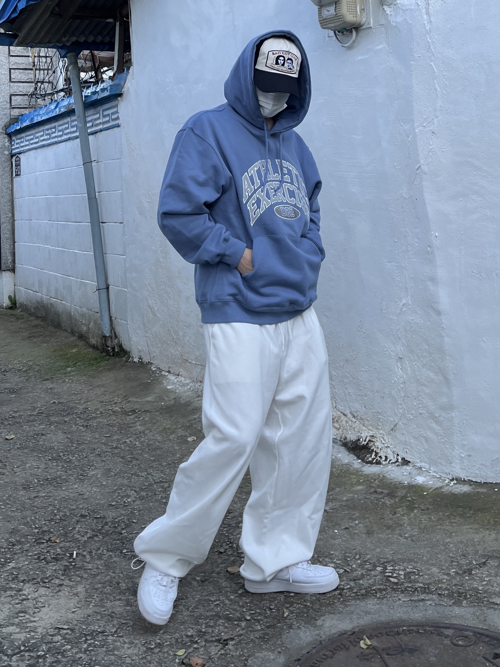 Nike Air Force 1 '07 Low White 착용 스타일 - 4