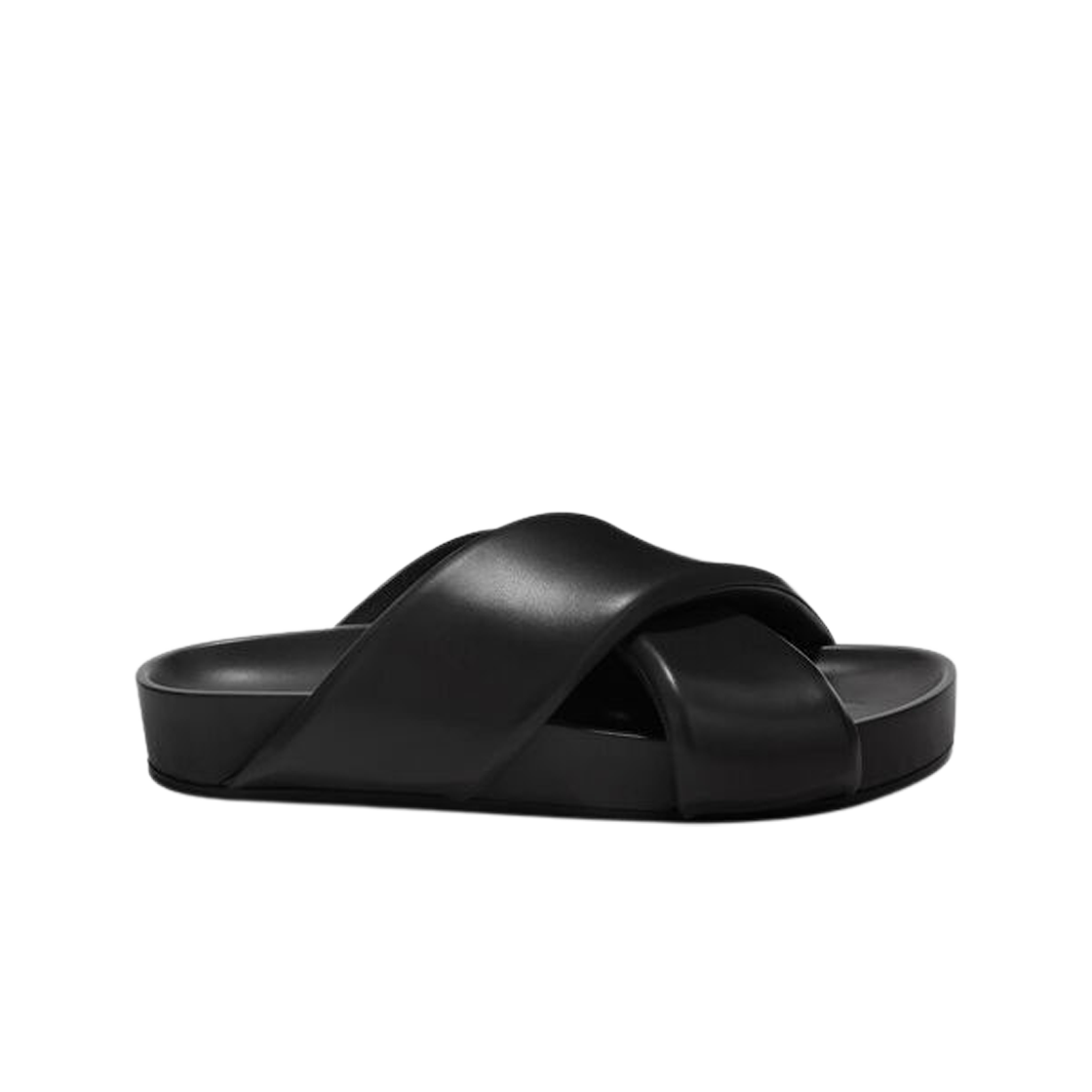 질 샌더 패딩 슬라이드 블랙(Jil Sander Padded Slides Black)