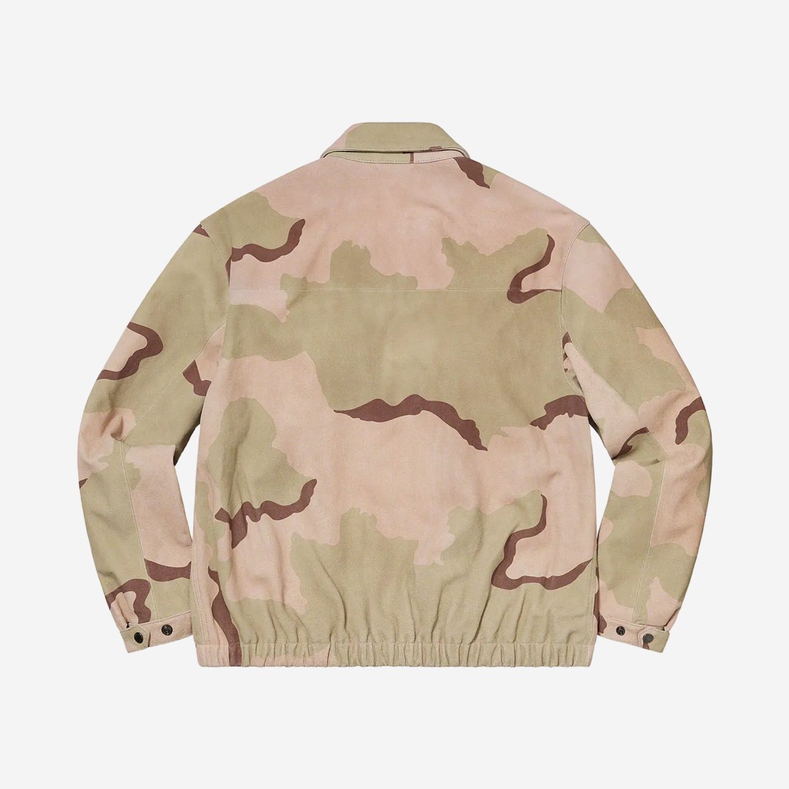 Supreme Suede Harrington Jacket Desert Camo- 22SS 상세 이미지 3