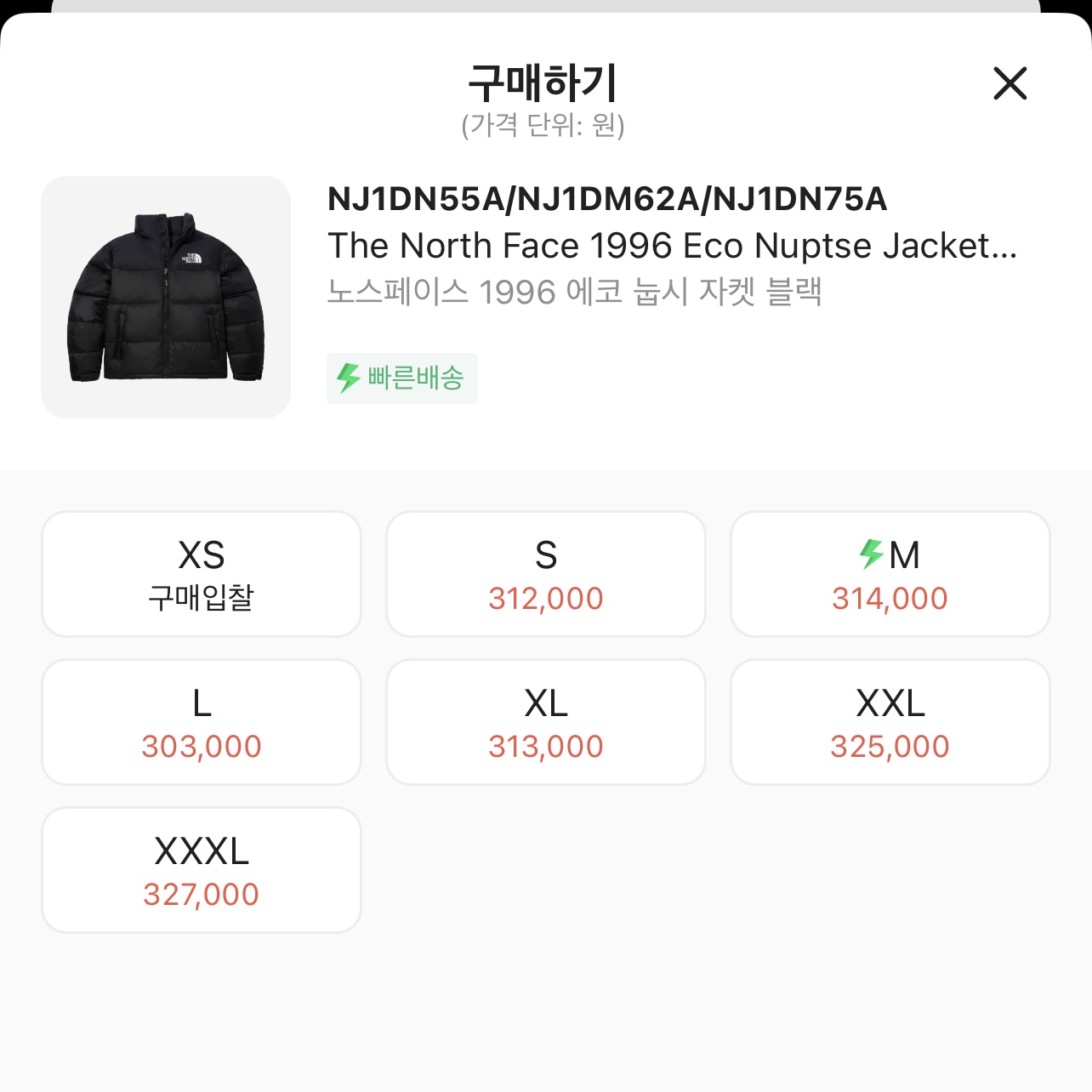 The North Face 1996 Eco Nuptse Jacket Black 착용 스타일