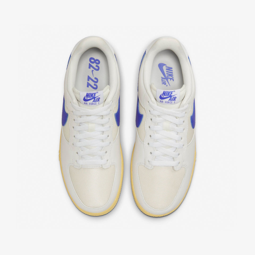 Nike Air Force 1 Low Unity White Racer Blue 착용 스타일 - 4