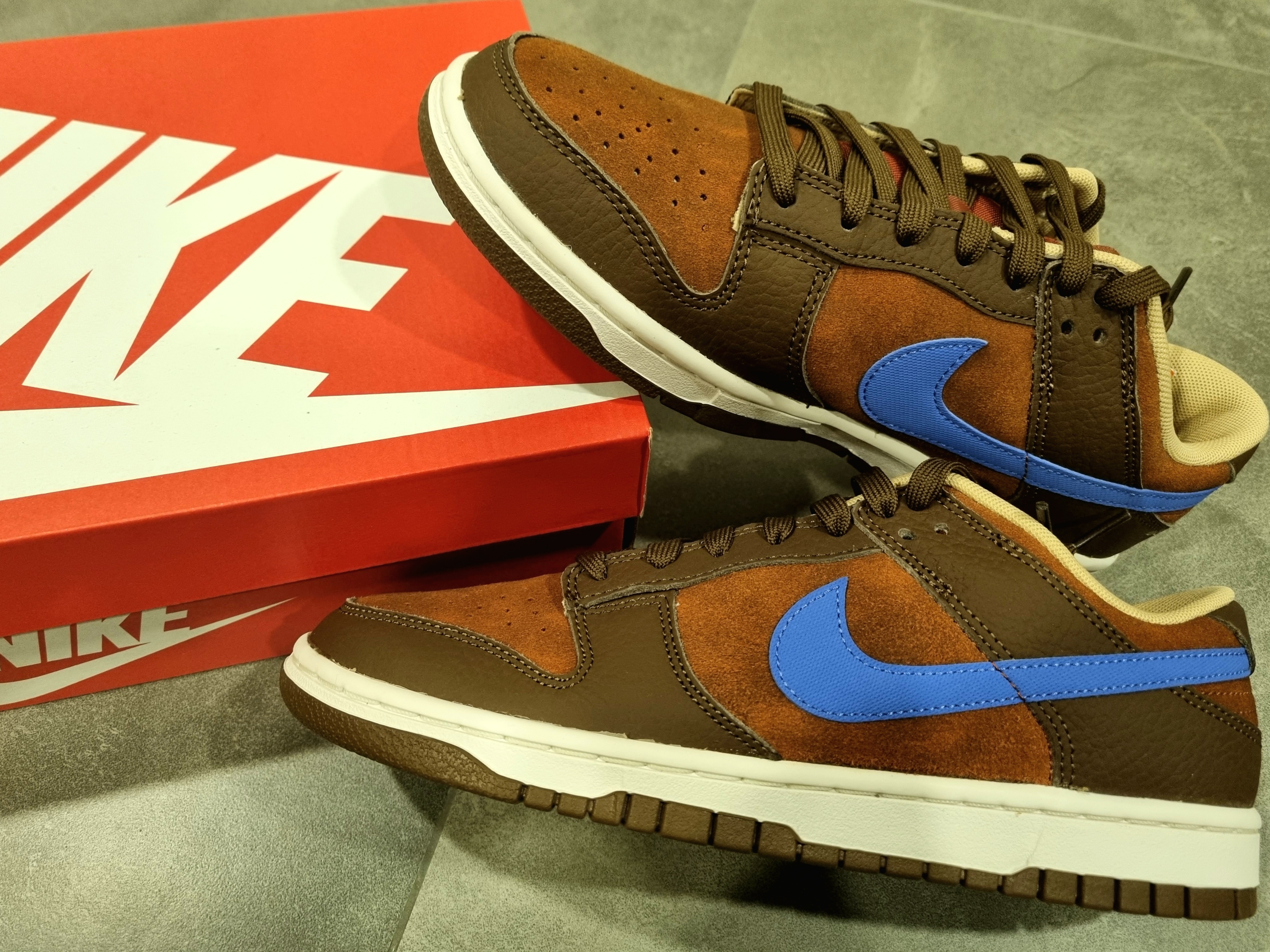 Nike Dunk Low Retro PRM Mars Stone 착용 스타일 - 5