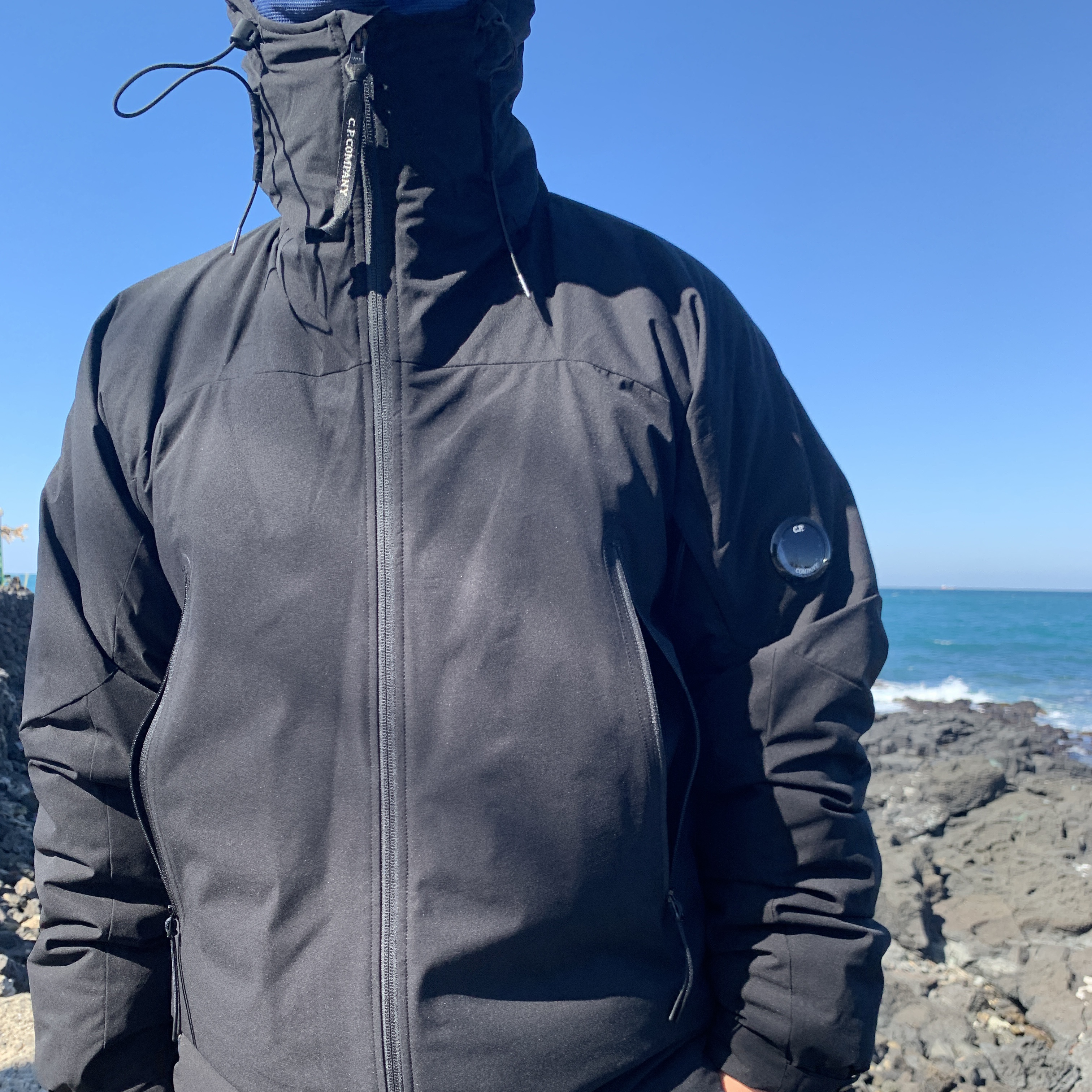 C.P. Company Pro-Tek Utility Jacket Black - 21FW, Asics Gel-Sonoma 15-50 Oyster Grey 착용 스타일 - 4