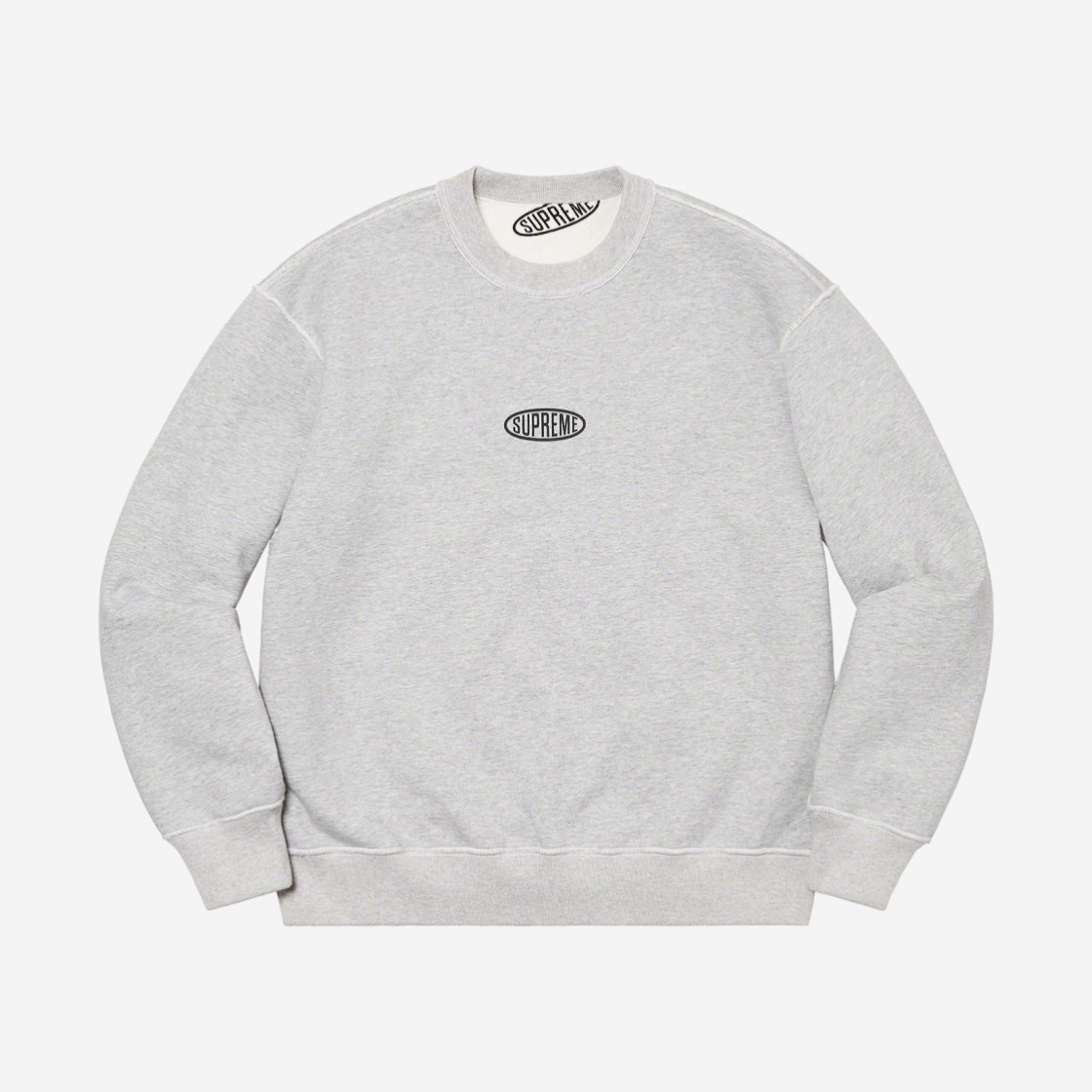 Supreme Liner Crewneck Heather Grey - 21SS 상세 이미지 2