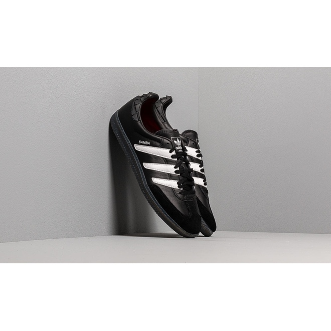 Adidas Samba OG Core Black Cloud White 착용 스타일 - 1