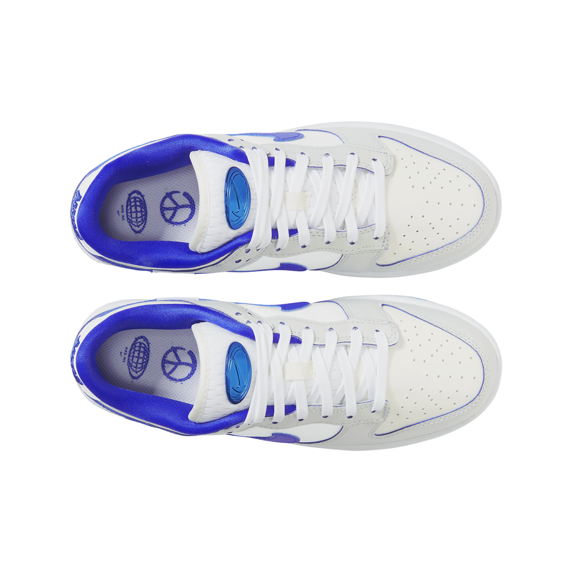 (W) 나이키 덩크 로우 화이트 로얄 블루((W) Nike Dunk Low White Royal Blue) - 2