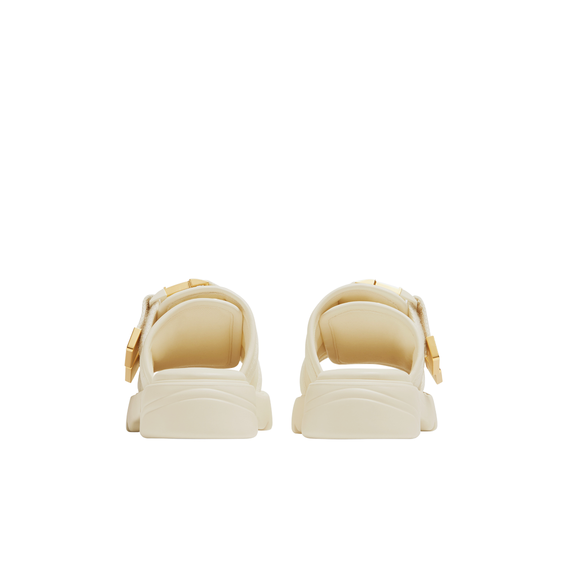 (W) 보테가 베네타 플래쉬 패딩 테크니컬 패브릭 플랫 샌들 스트링((W) Bottega Veneta Flash Padded Technical Fabric Flat Sandals String) - 3