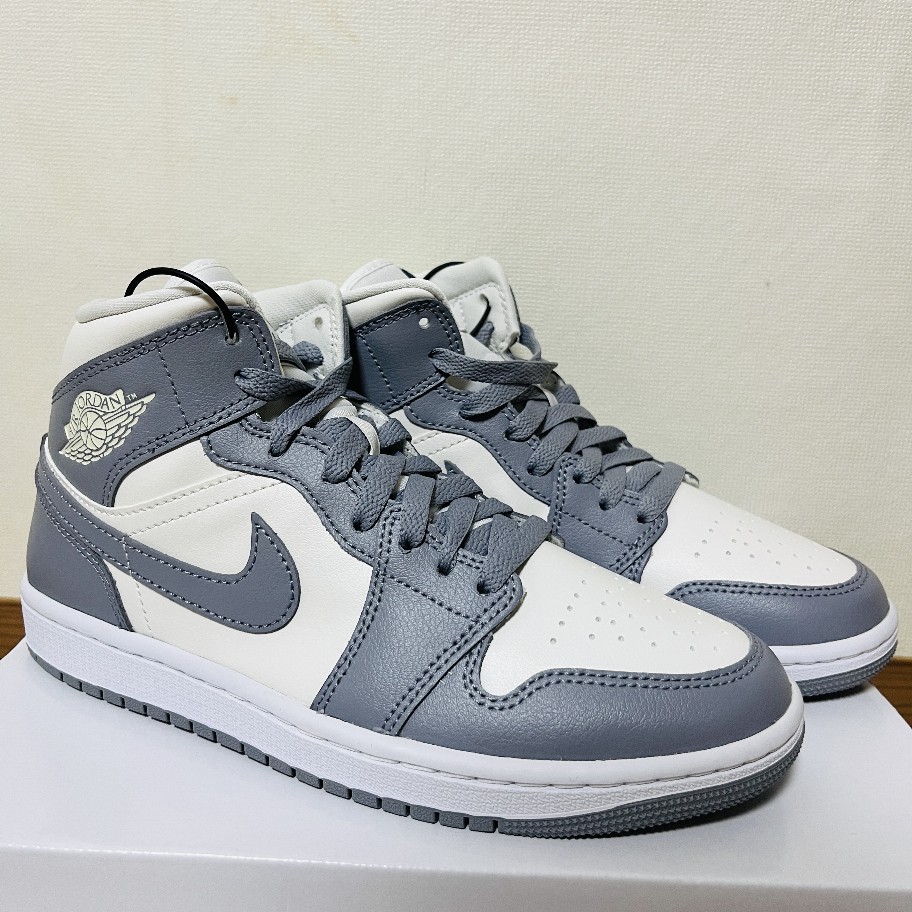 (W) Jordan 1 Mid Sail Stealth 착용 스타일