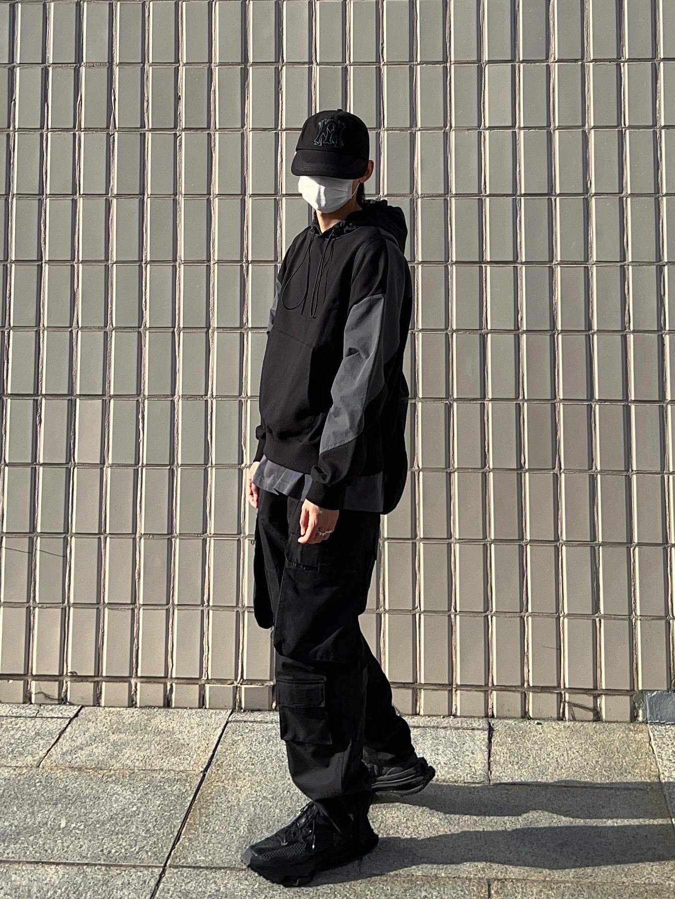 Nike x Matthew M Williams Zoom 004 Triple Black 착용 스타일 - 1