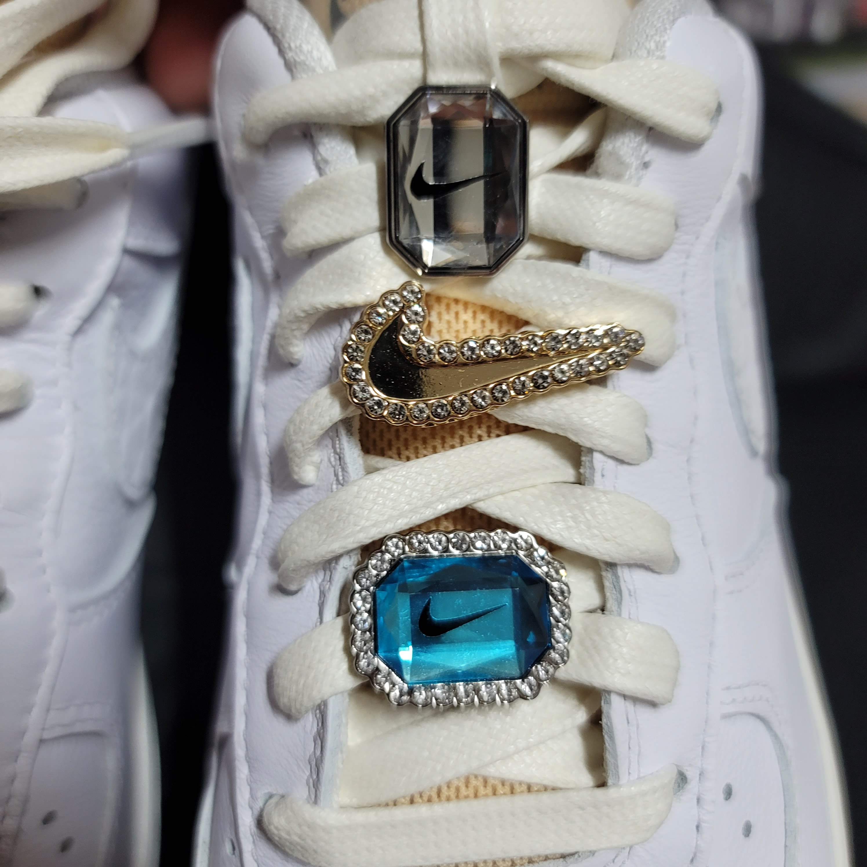 (W) Nike Air Force 1 Low Bling 착용 스타일 - 2