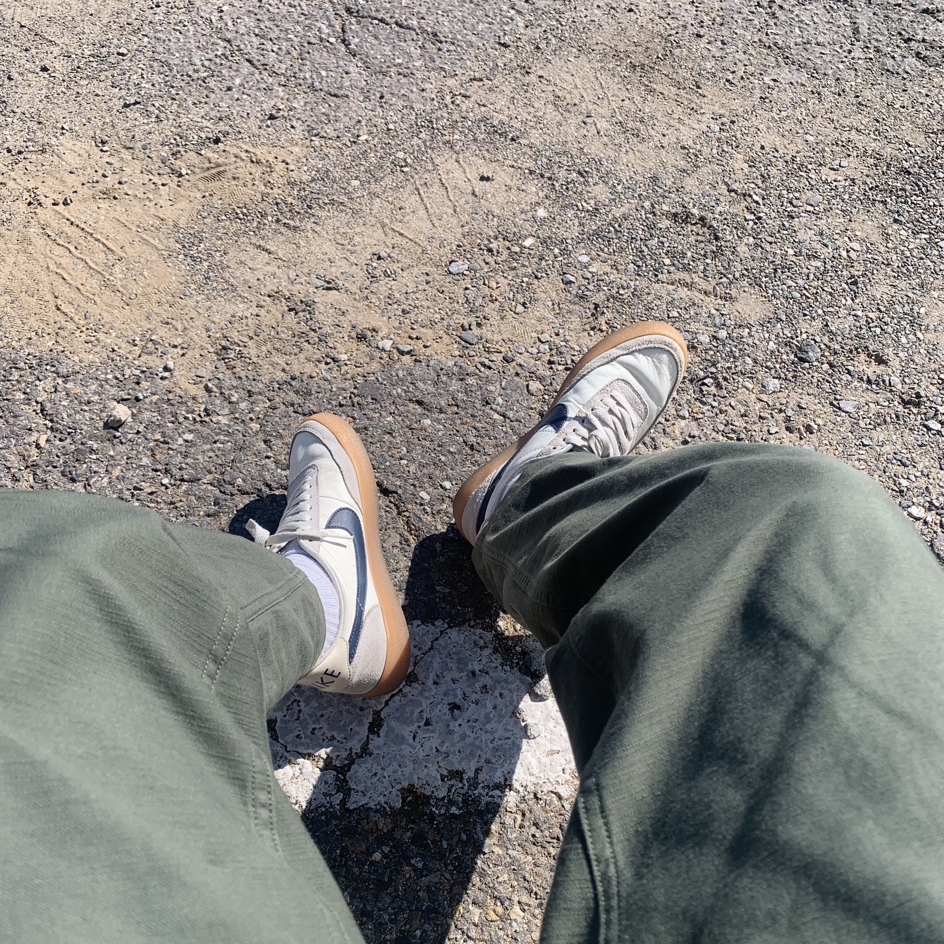 Nike x J.Crew Killshot 2 Sail Midnight Navy 착용 스타일 - 2