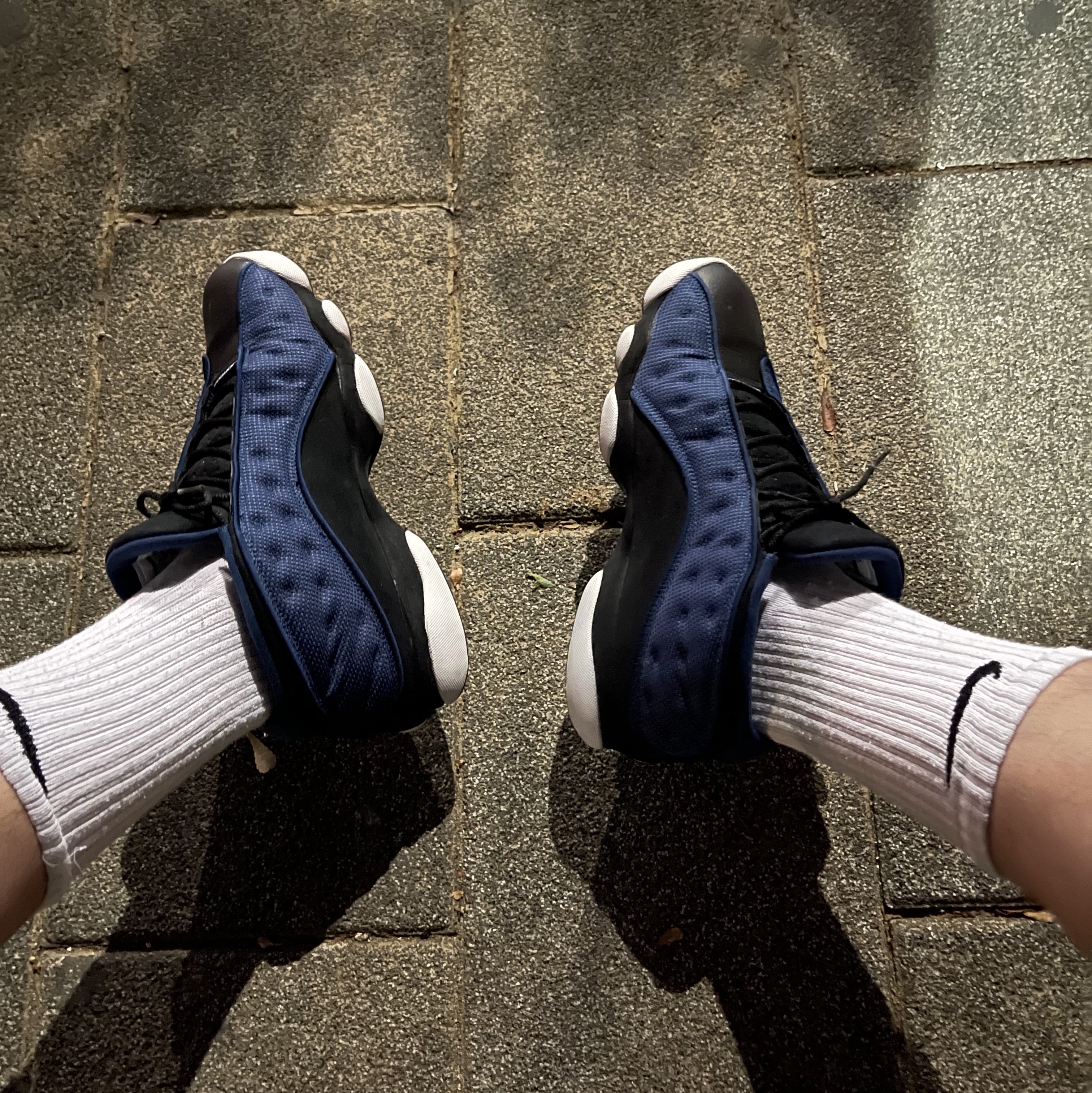 Jordan 13 Retro Low Brave Blue 착용 스타일 - 2