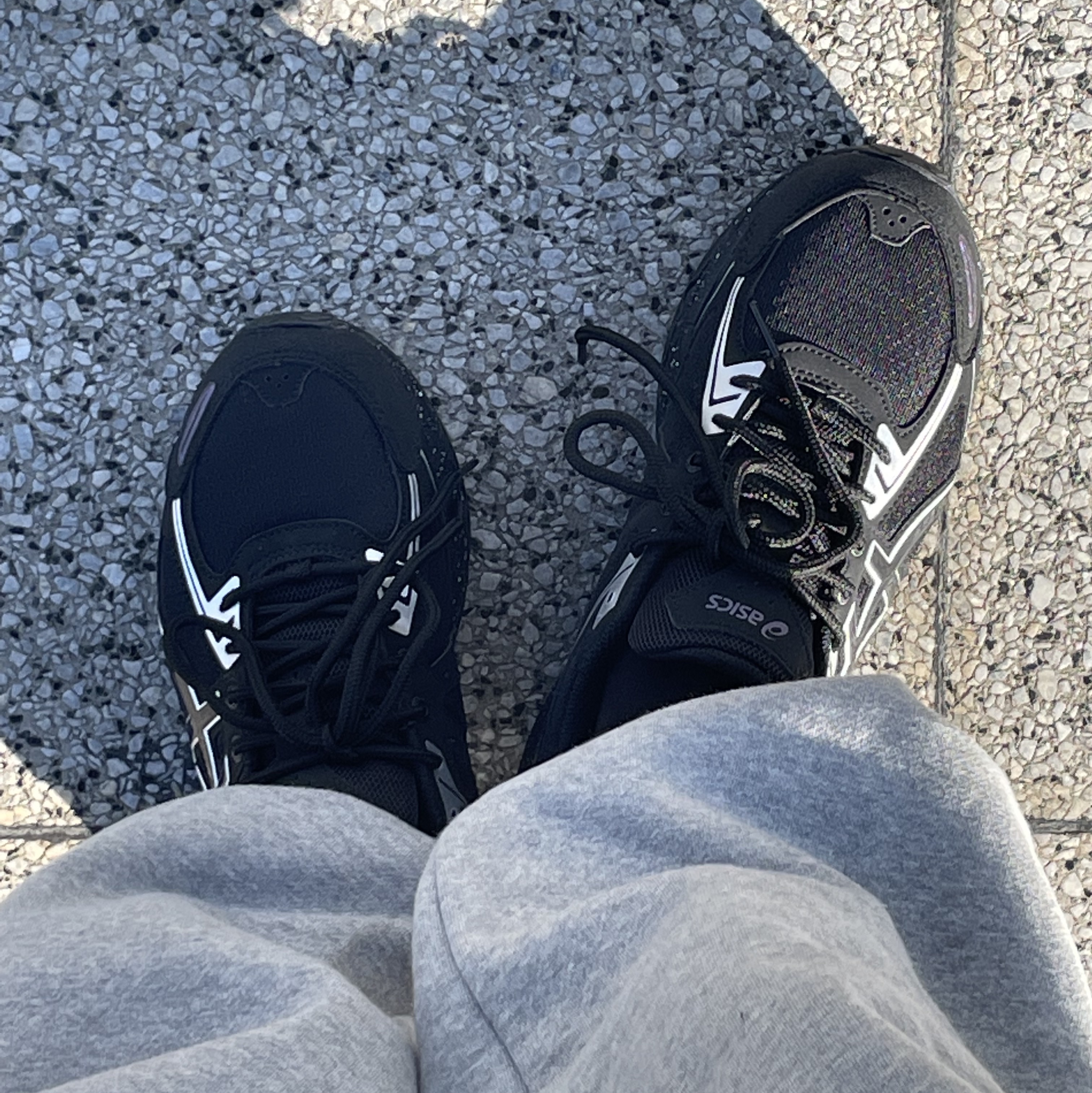 Asics Gel-Venture 6 Trail Black 착용 스타일 - 1