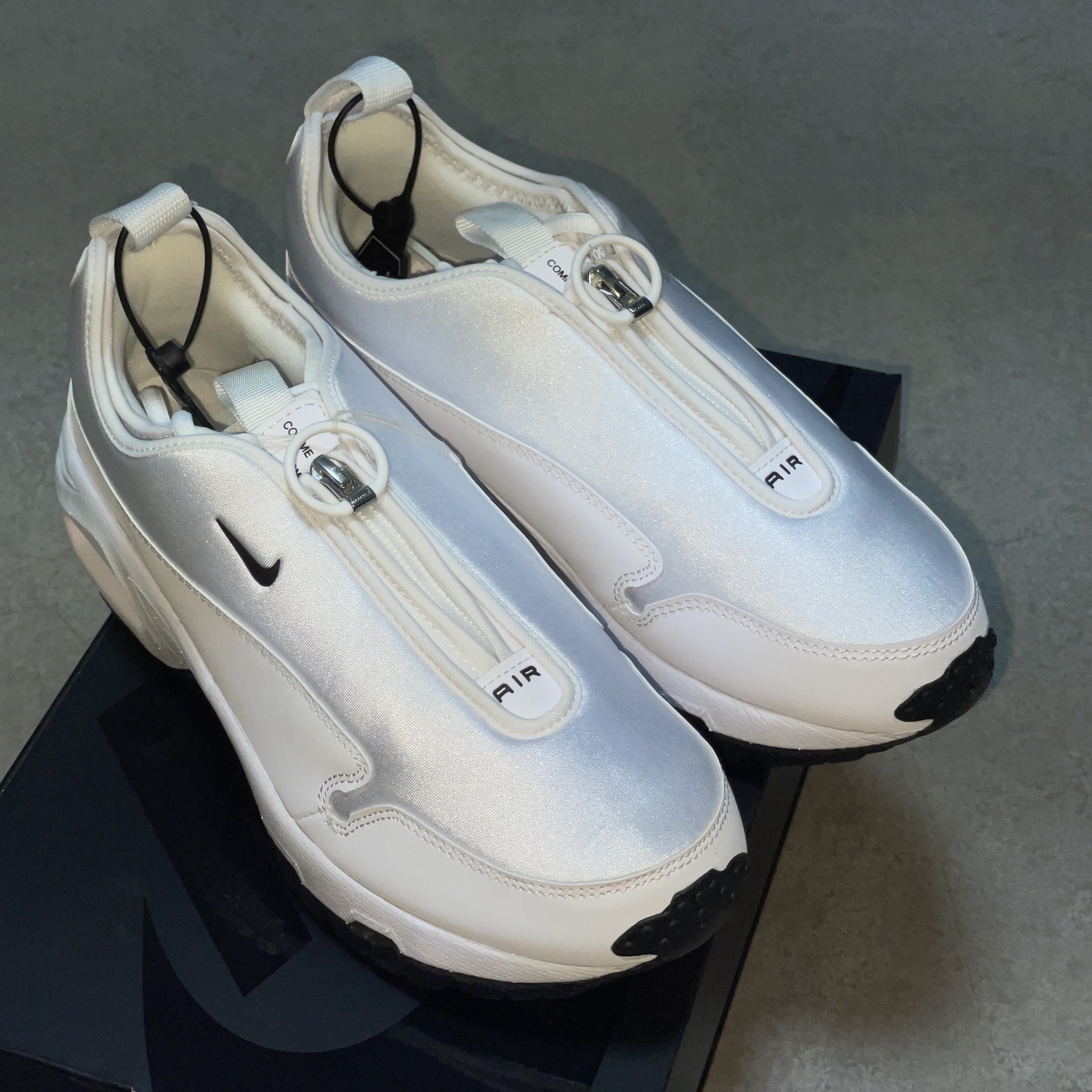 Nike x Comme des Garcons Homme Plus Air Max Sunder SP White 착용 스타일 - 1