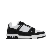 Louis Vuitton LV Trainer Sneakers Monogram Denim White Black