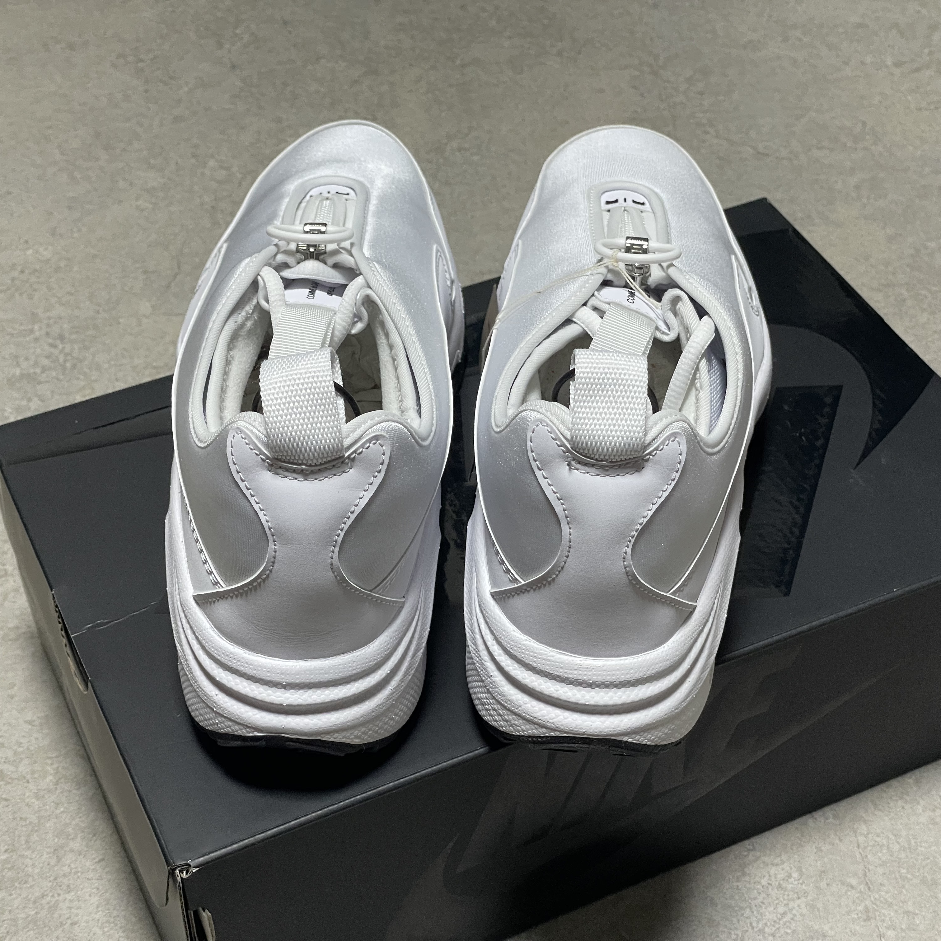 Nike x Comme des Garcons Homme Plus Air Max Sunder SP White 착용 스타일 - 4