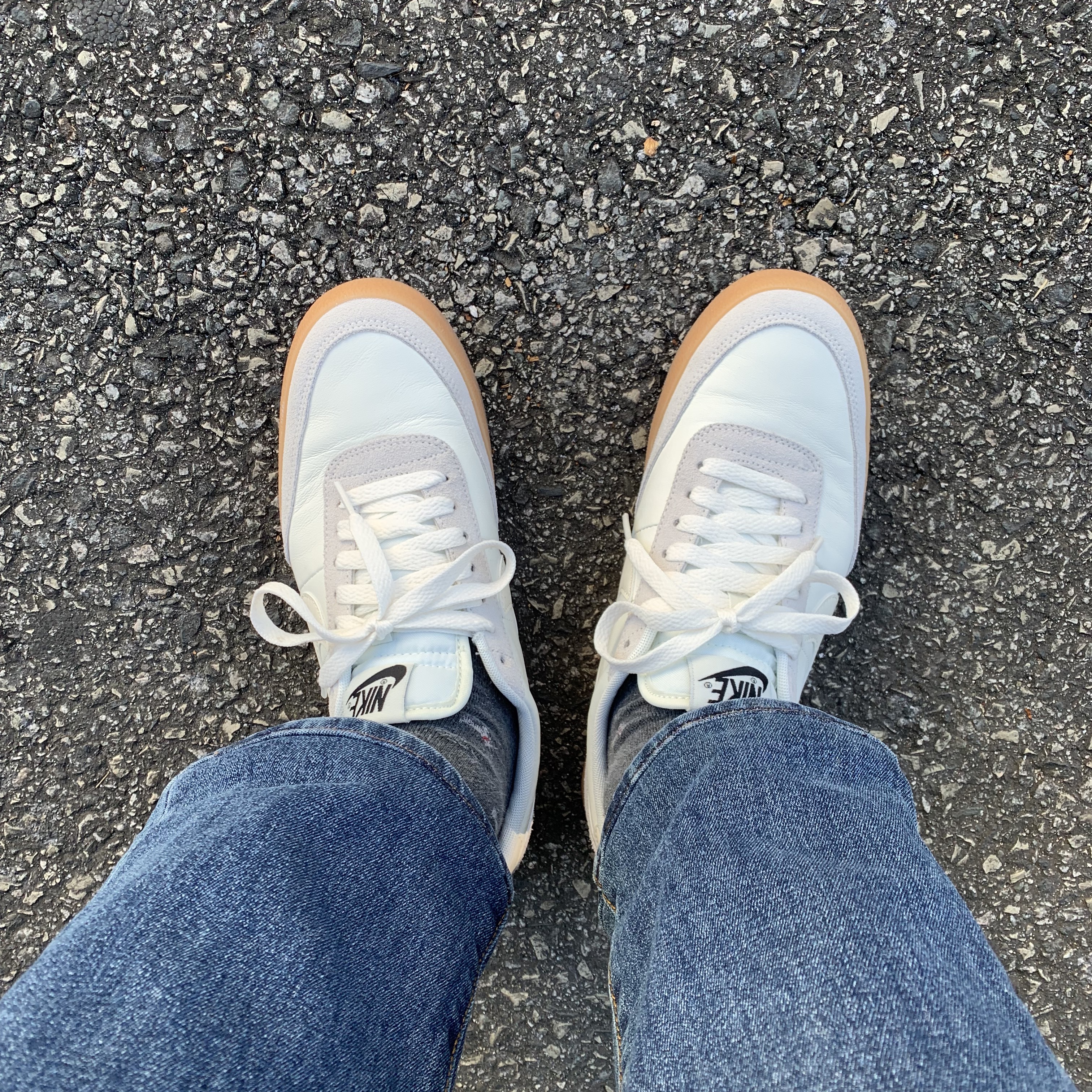 Nike Killshot 2 Leather Sail Gum 착용 스타일 - 2
