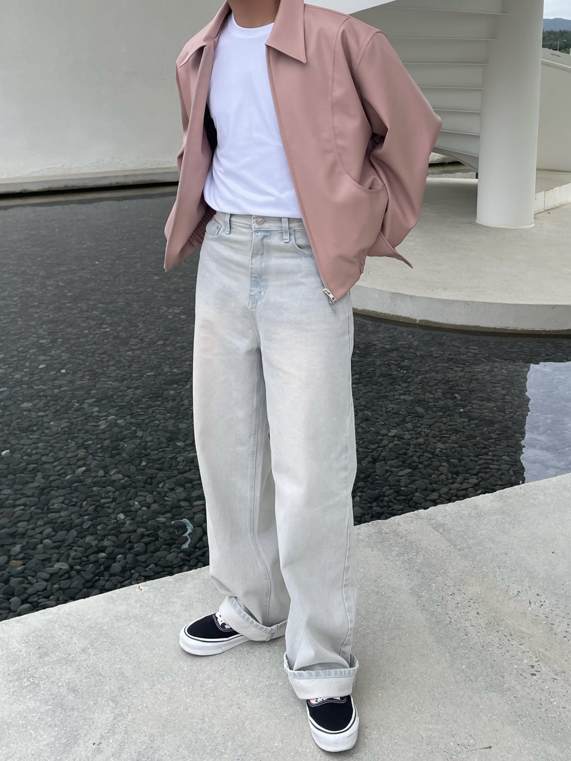 Vans Vault x Wacko Maria OG Authentic LX Pink 착용 스타일 - 5