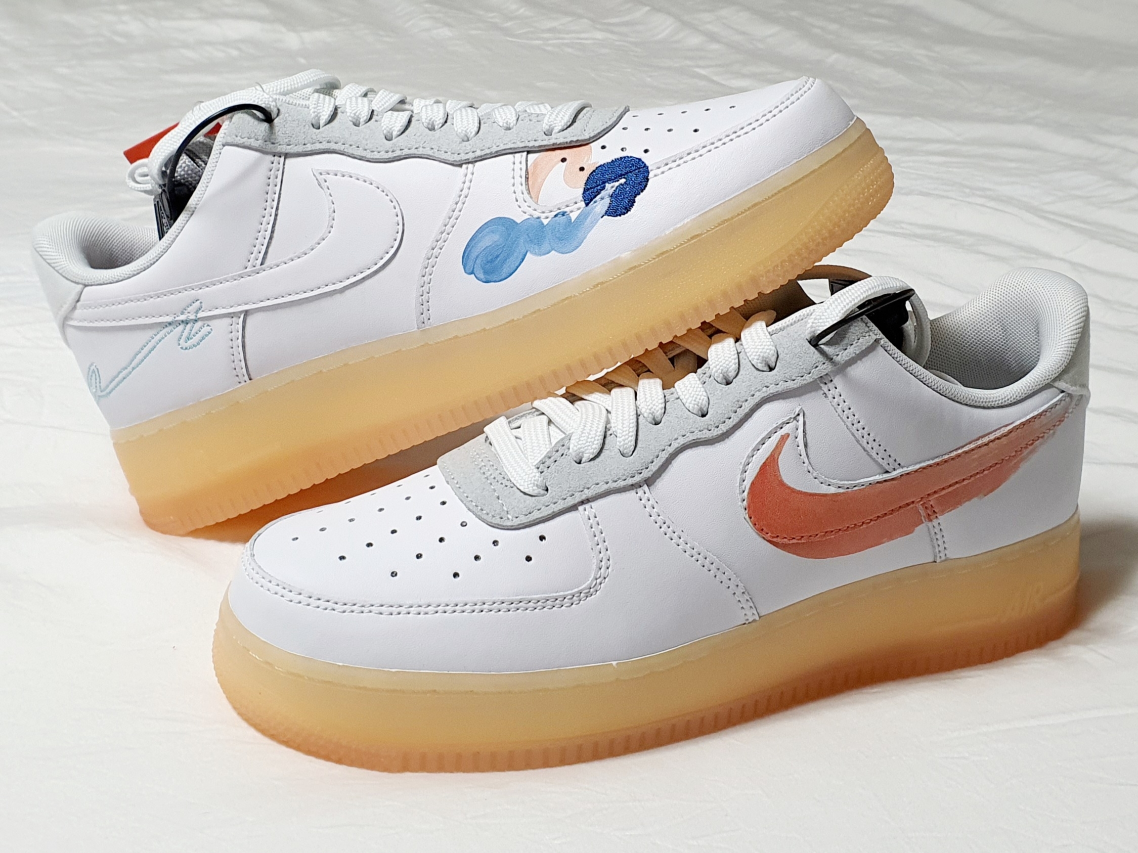Nike x Mayumi Yamase Air Force 1 Flyleather Solar Red 착용 스타일 - 1