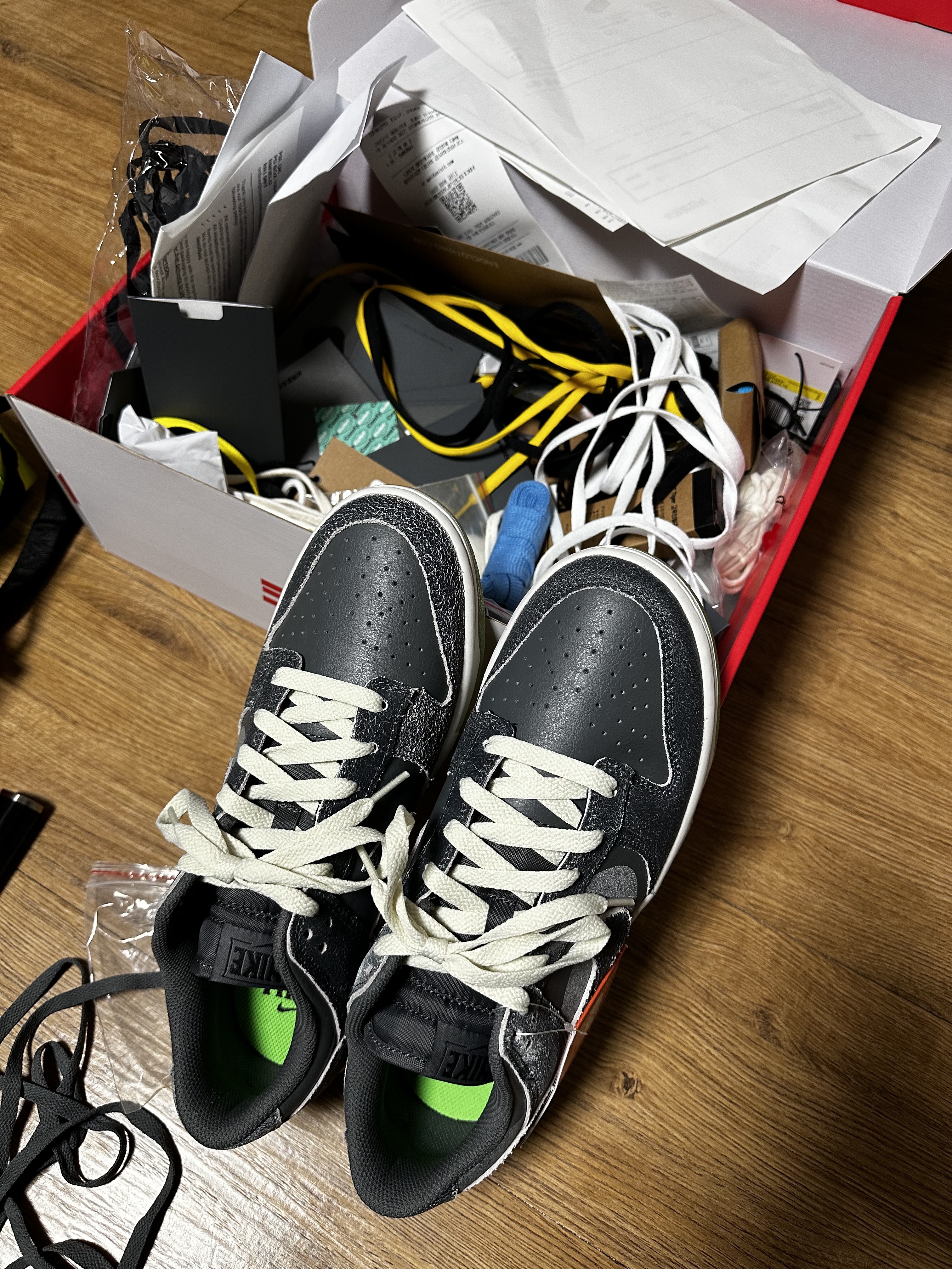 Nike Dunk Low Retro PRM Halloween 착용 스타일 - 1