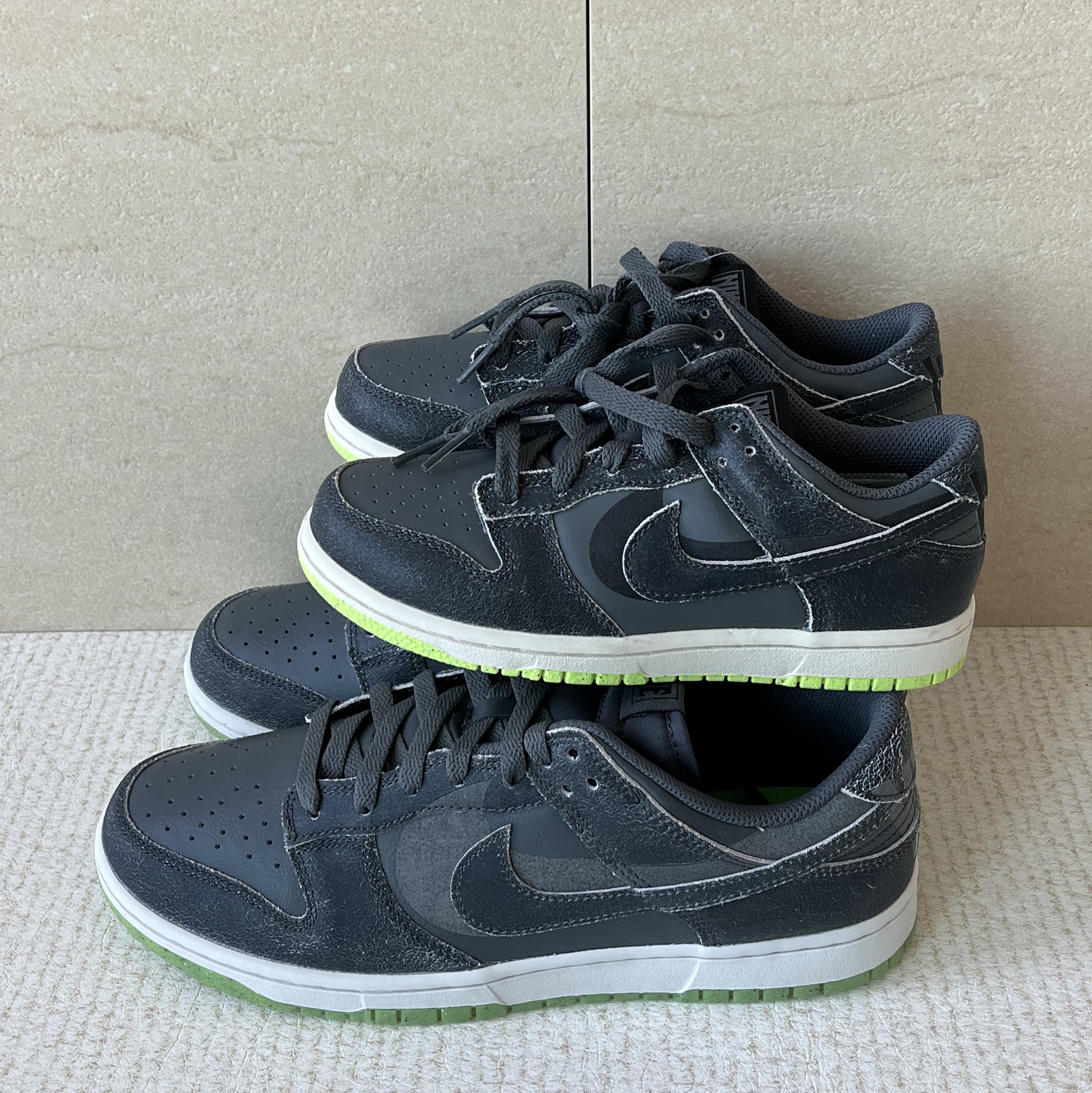 Nike Dunk Low Retro PRM Halloween, (PS) Nike Dunk Low SE Halloween 착용 스타일