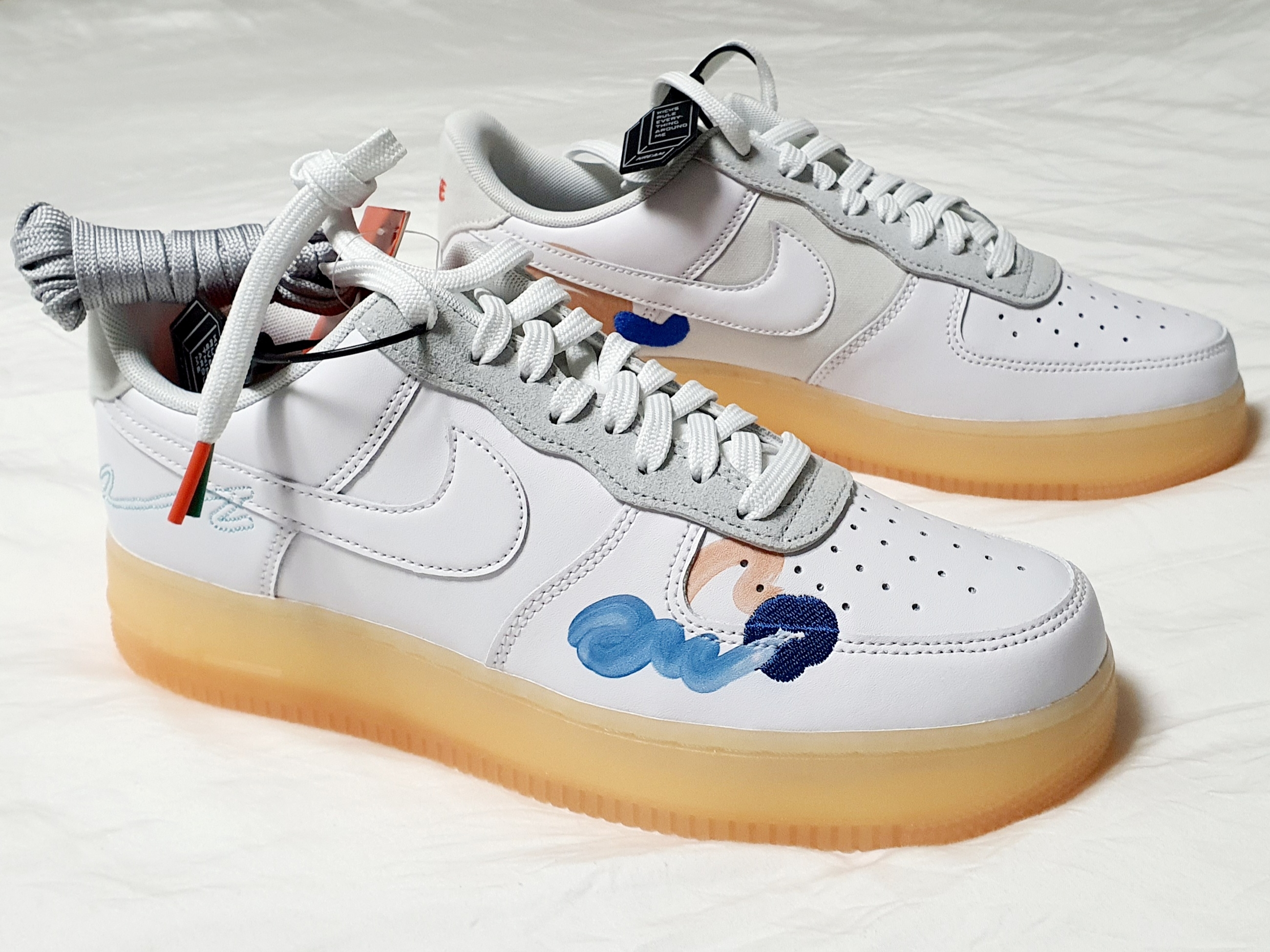 Nike x Mayumi Yamase Air Force 1 Flyleather Solar Red 착용 스타일 - 2