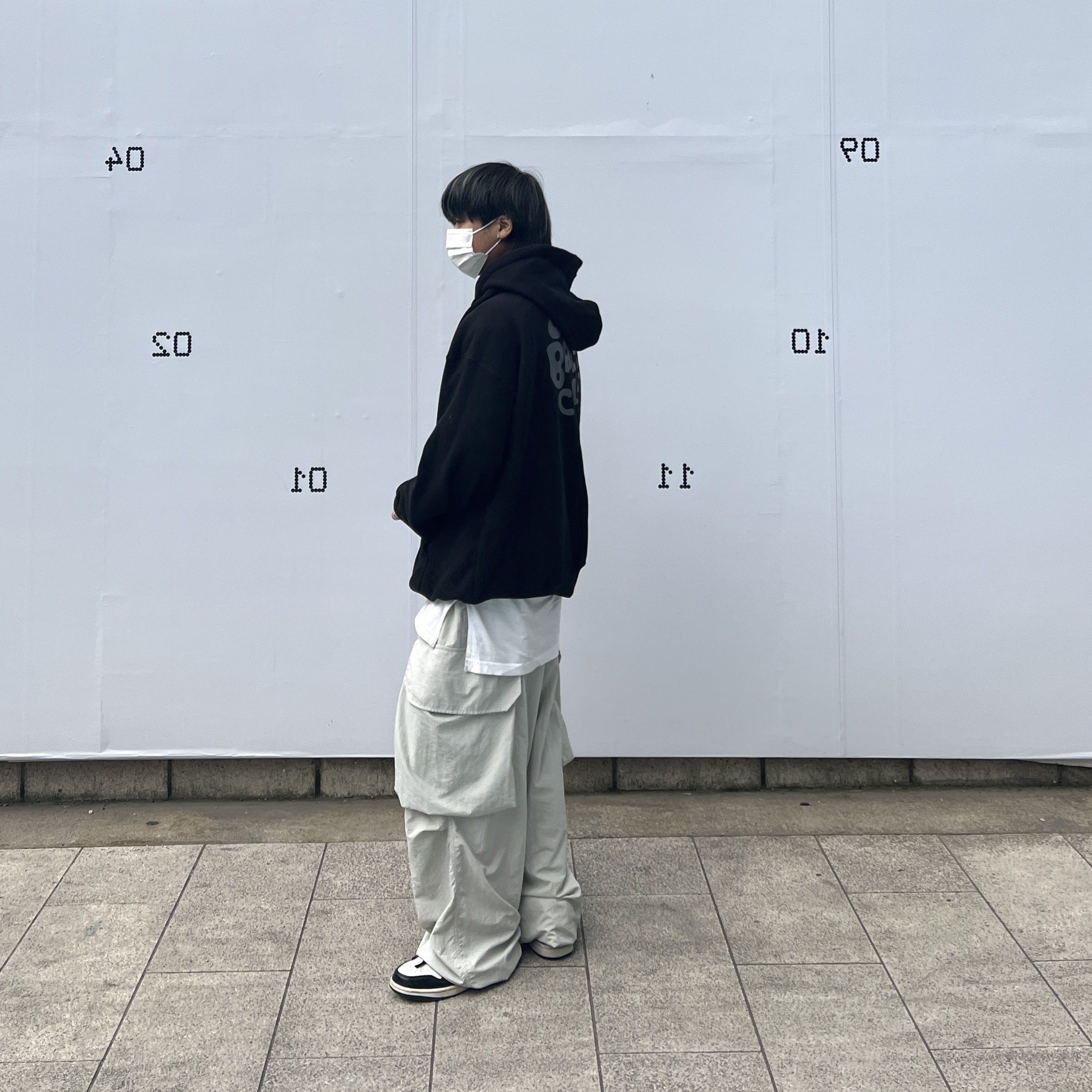 Jordan 1 Mid SE ASW Black 착용 스타일 - 4