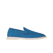 Loro Piana Summer Walk Suede Calfskin Blue Myrtille