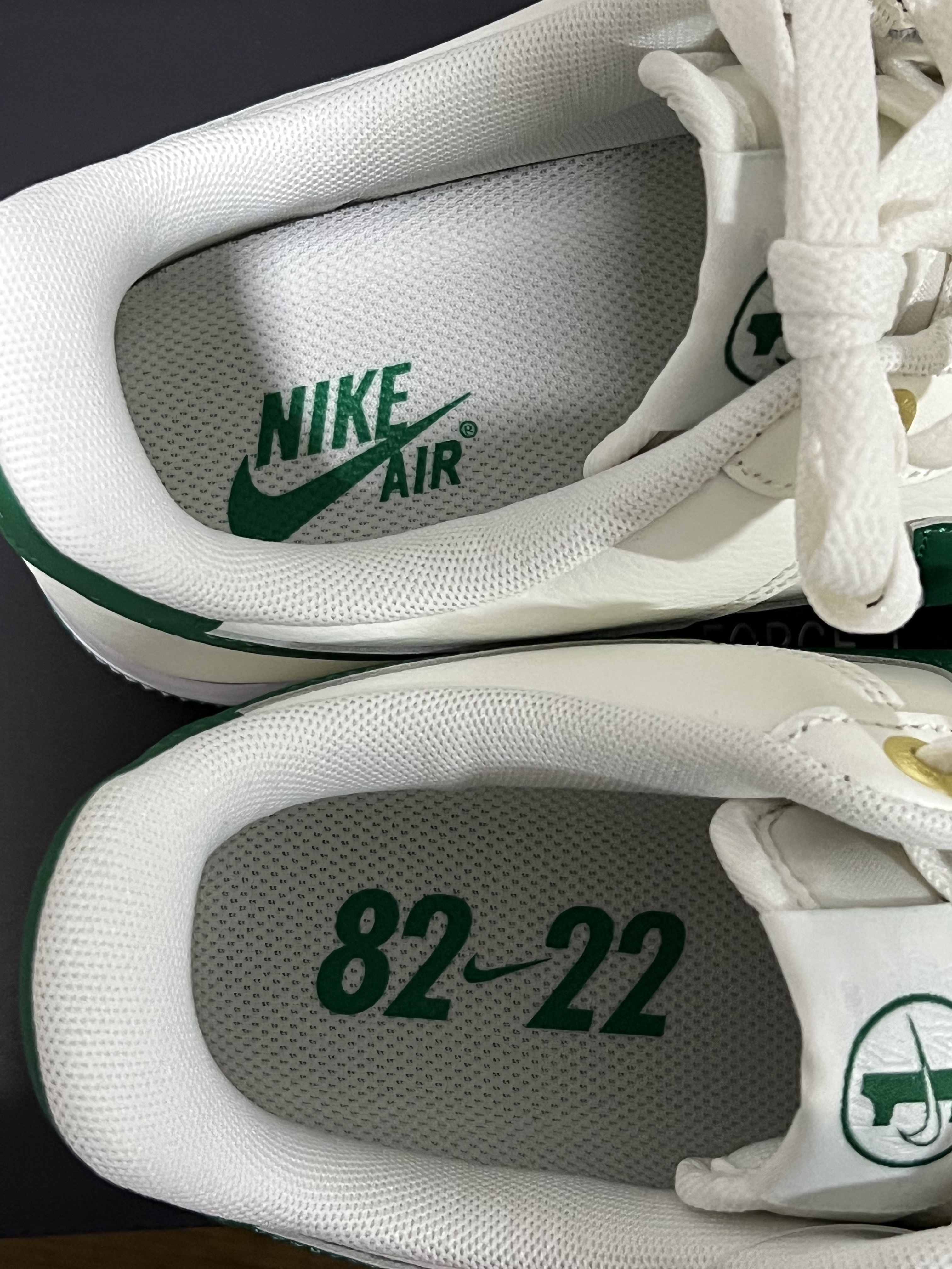 Nike Air Force 1 '07 LV8 40th Anniversary Join Forces Sail Malachite 착용 스타일 - 5