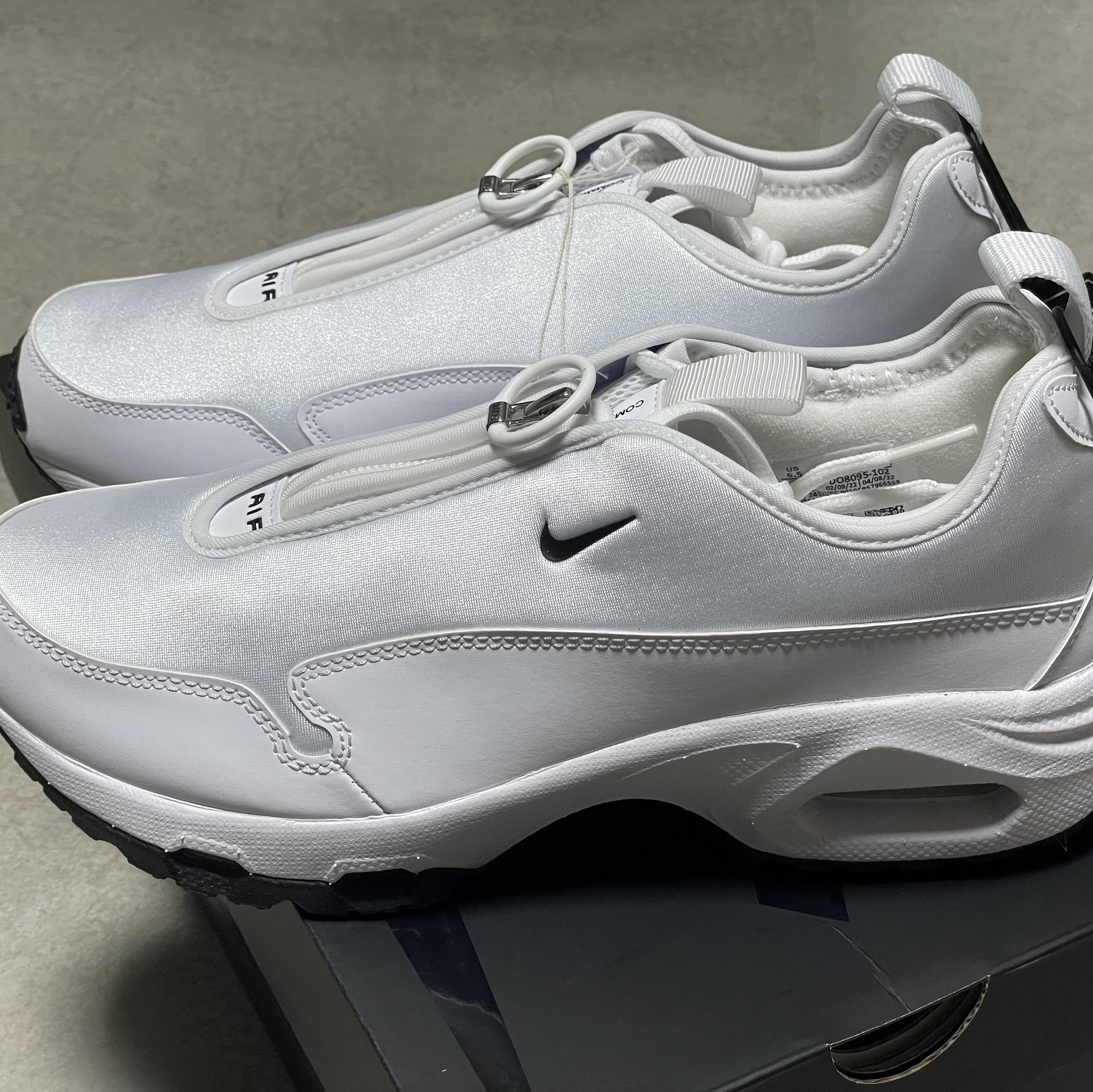 Nike x Comme des Garcons Homme Plus Air Max Sunder SP White 착용 스타일 - 3