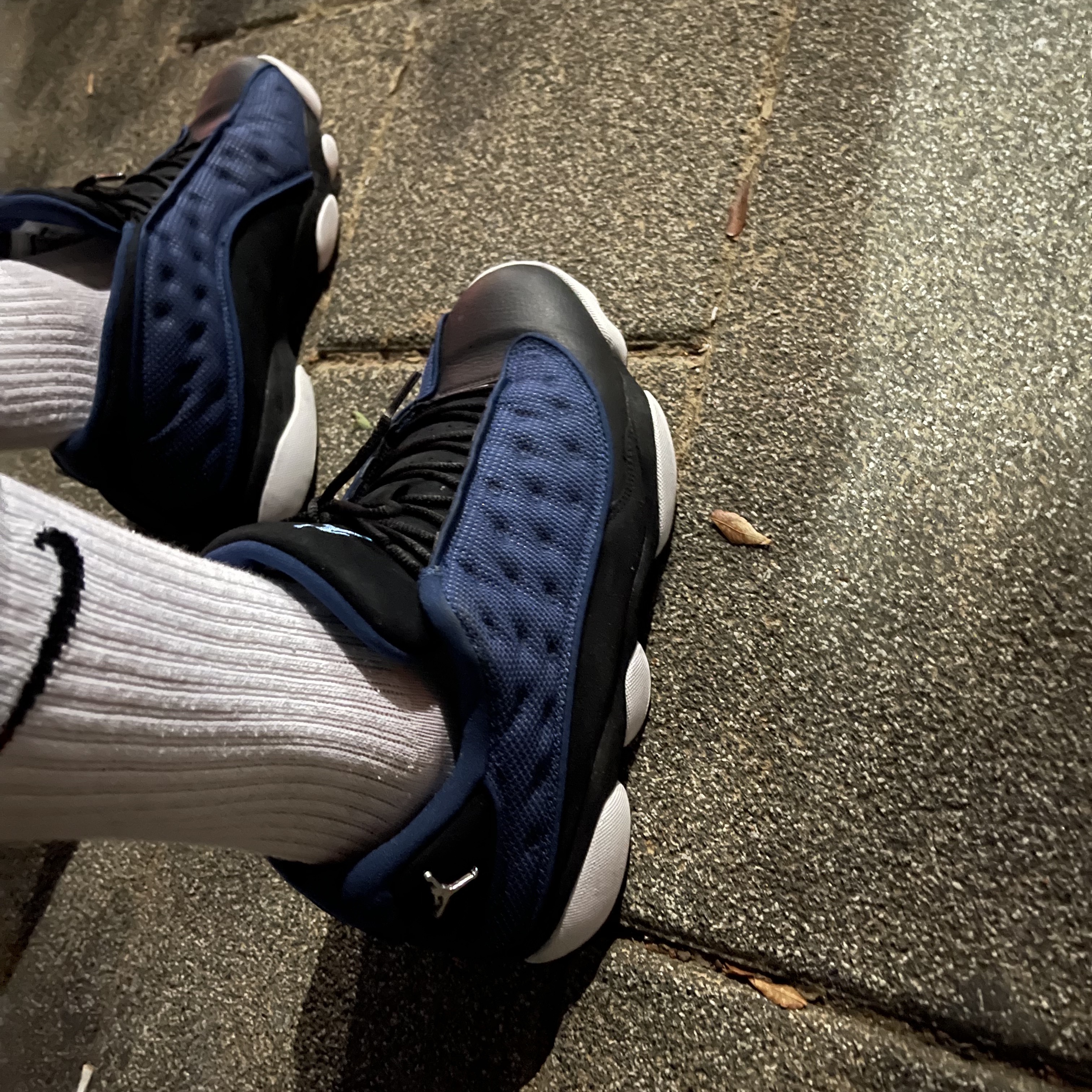 Jordan 13 Retro Low Brave Blue 착용 스타일 - 3