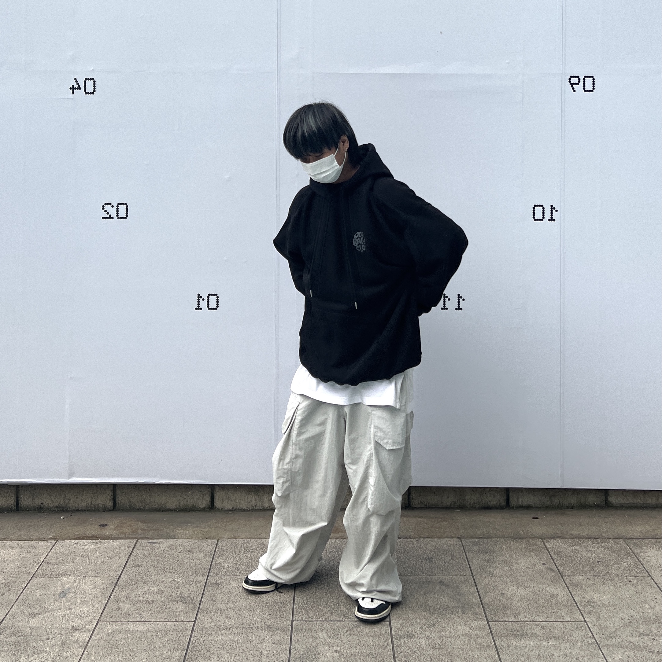 Jordan 1 Mid SE ASW Black 착용 스타일 - 1