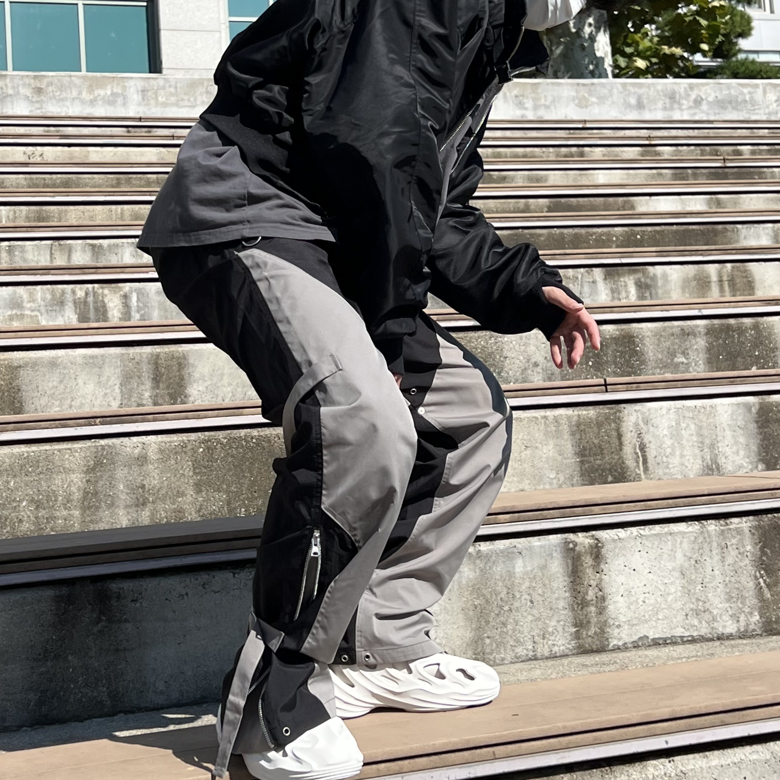 Adidas Adifom Q Off White 착용 스타일 - 3