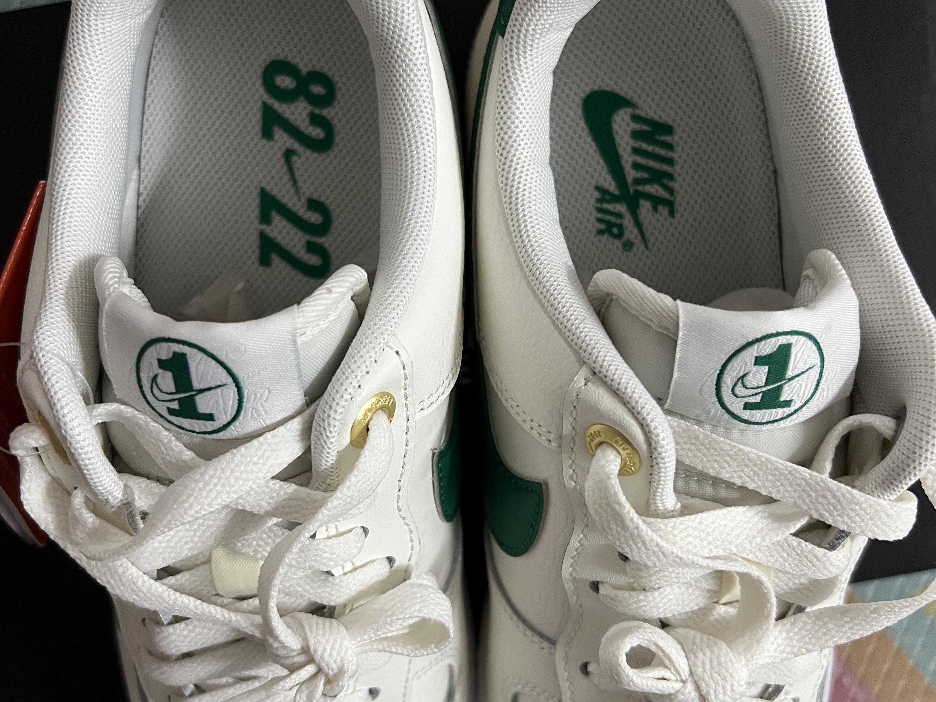 Nike Air Force 1 '07 LV8 40th Anniversary Join Forces Sail Malachite 착용 스타일 - 4